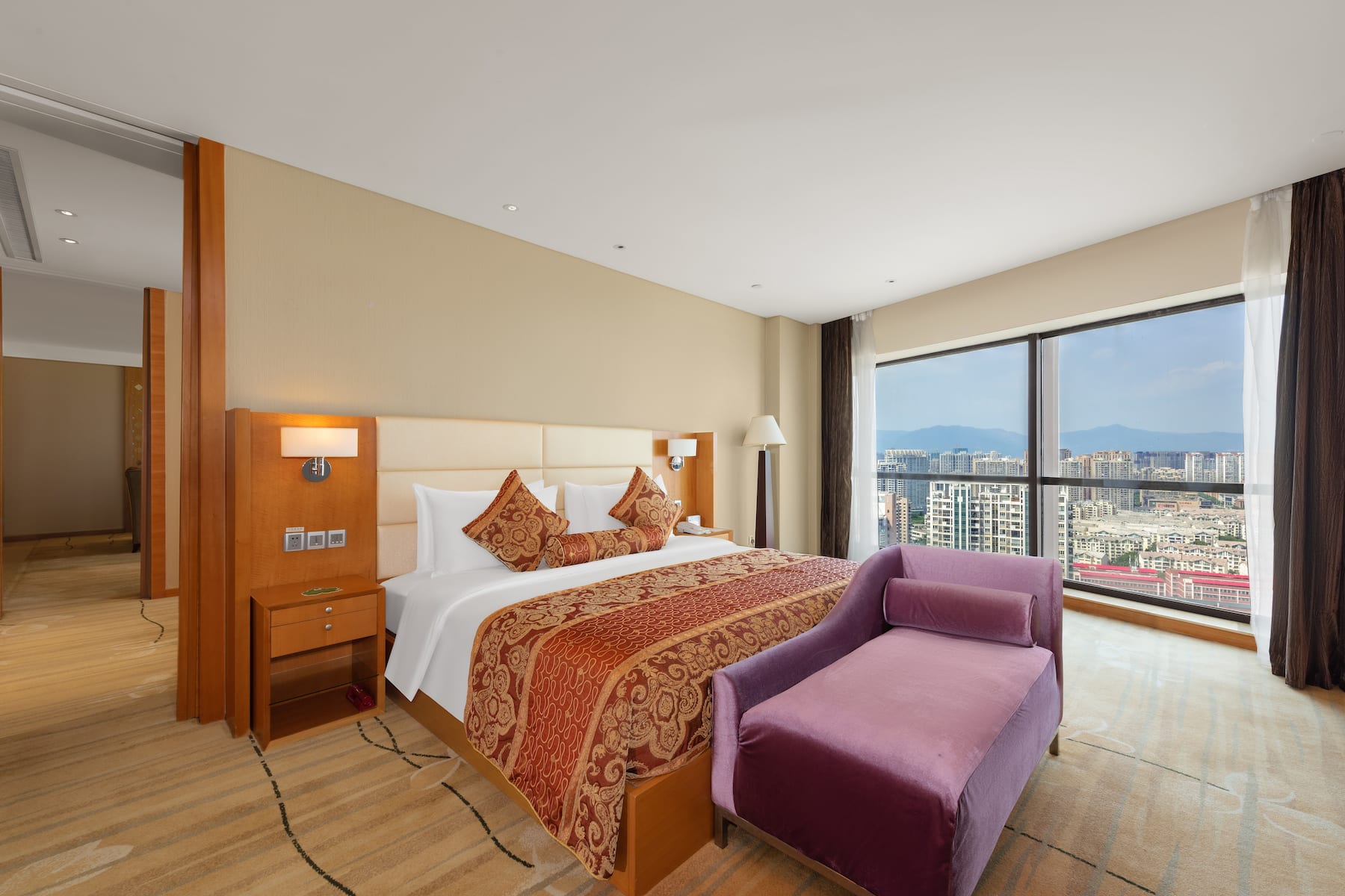 Guest room at the Wyndham Putian Downtown in Putian, Other than US/Canada