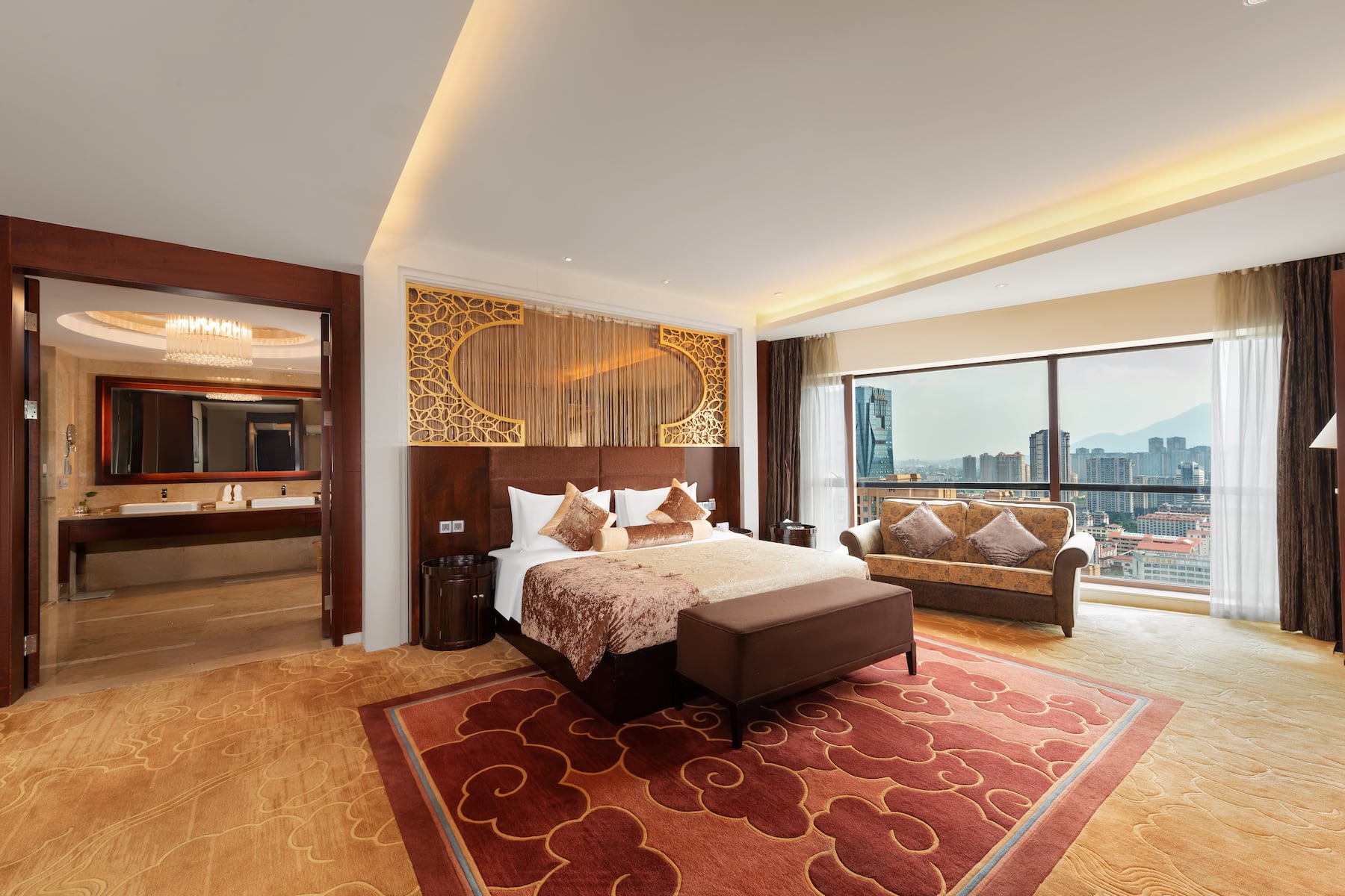 Guest room at the Wyndham Putian Downtown in Putian, Other than US/Canada