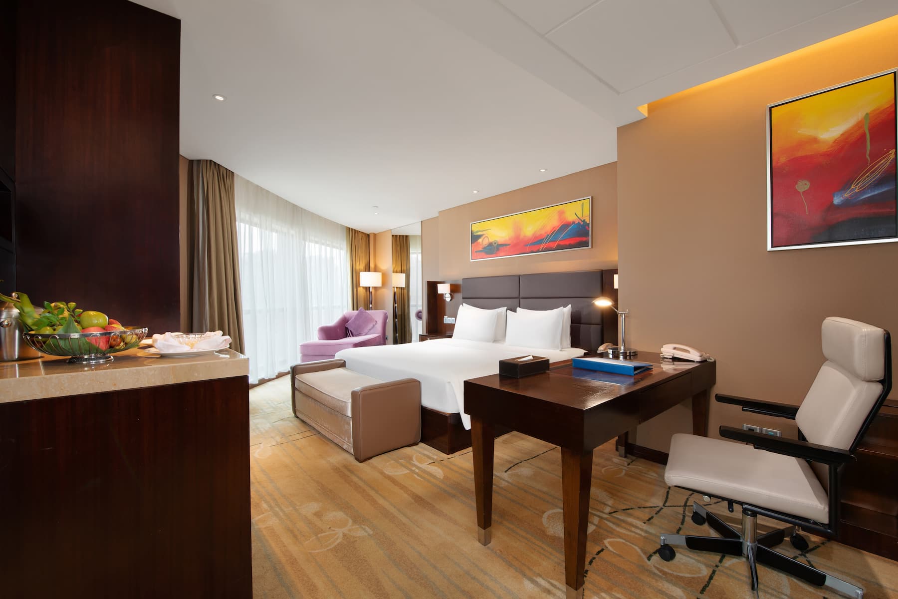 Guest room at the Wyndham Putian Downtown in Putian, Other than US/Canada