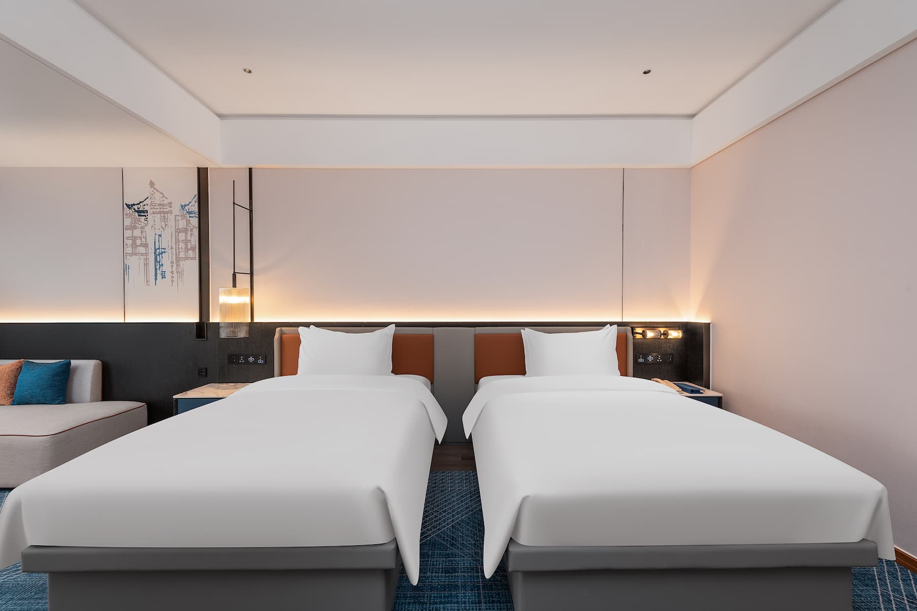 Guest room at the Wyndham Putian Downtown in Putian, Other than US/Canada