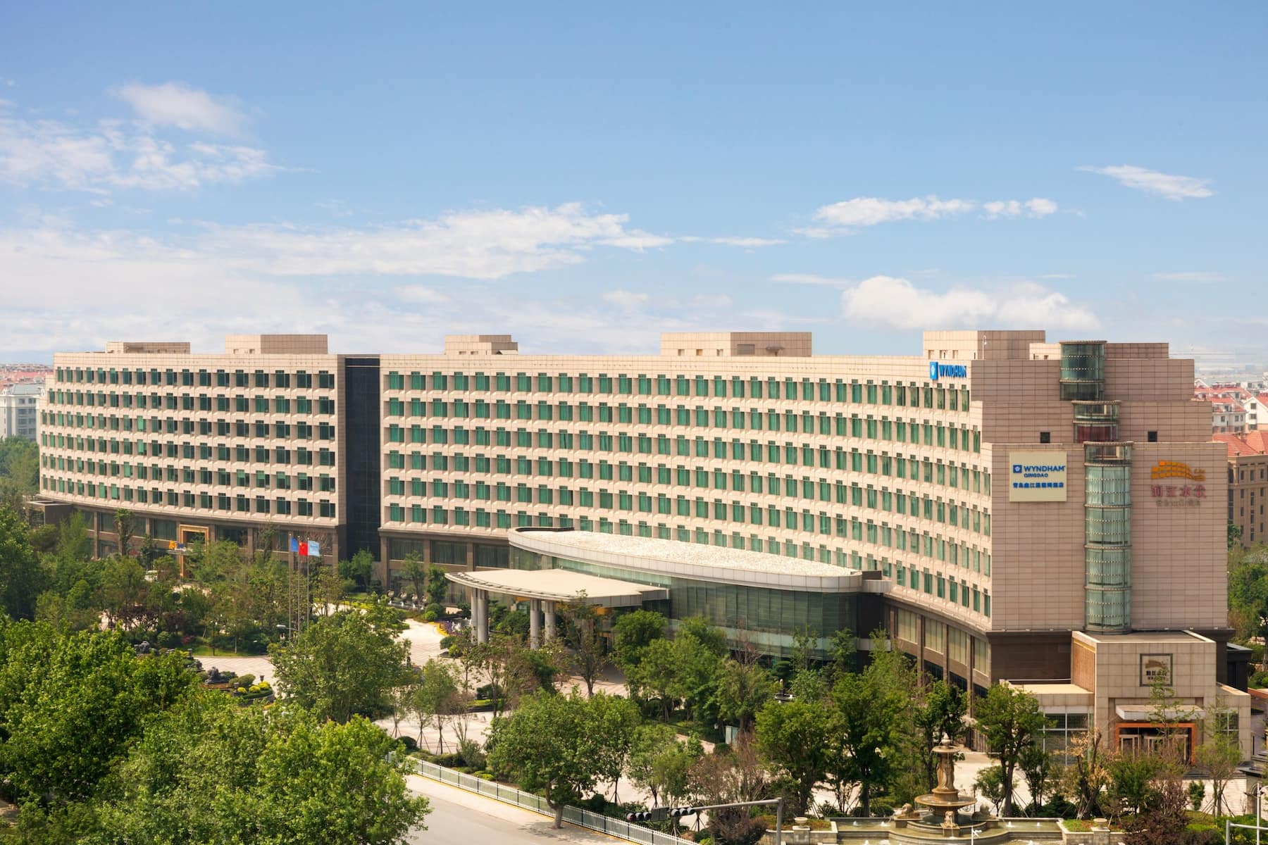 Exterior of Wyndham Qingdao hotel in Qingdao, Other than US/Canada