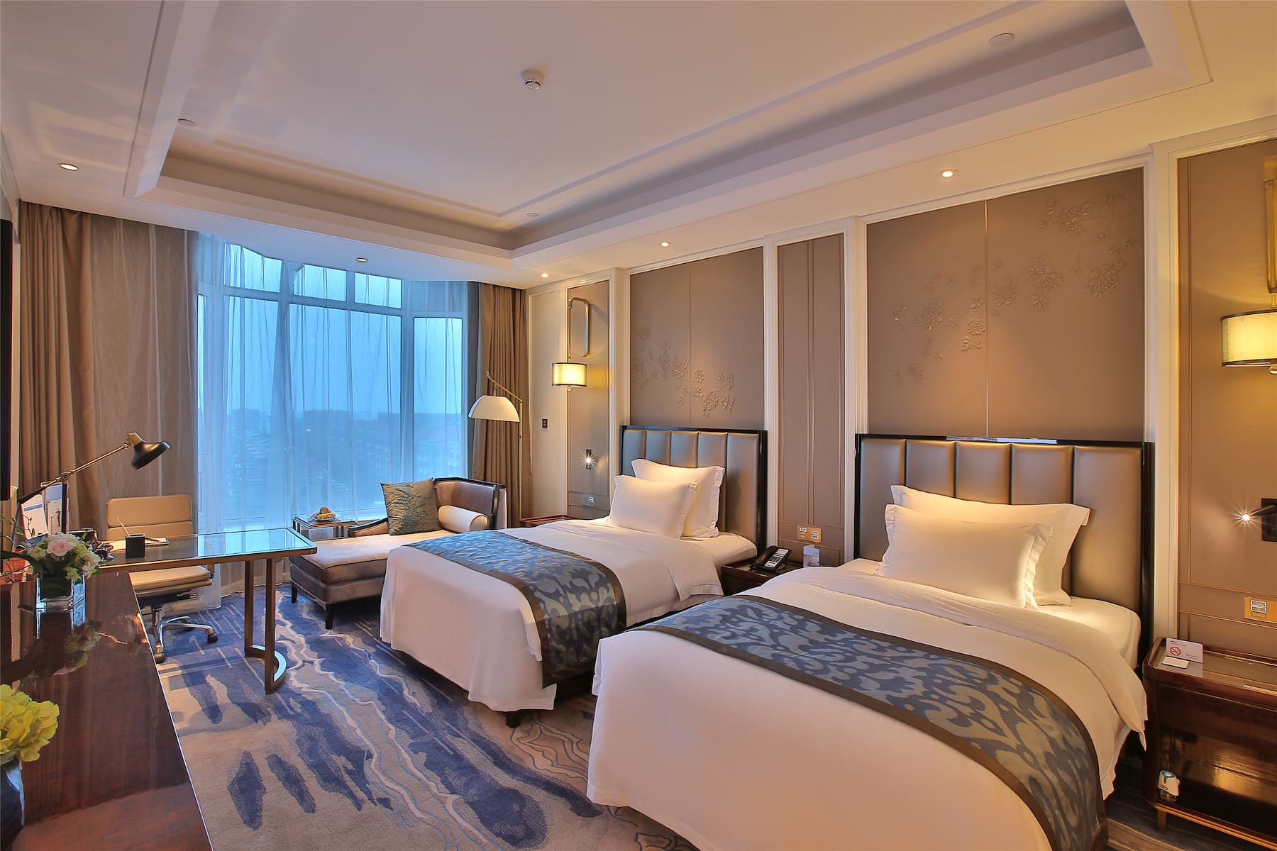 Guest room at the Wyndham Qingdao in Qingdao, Other than US/Canada