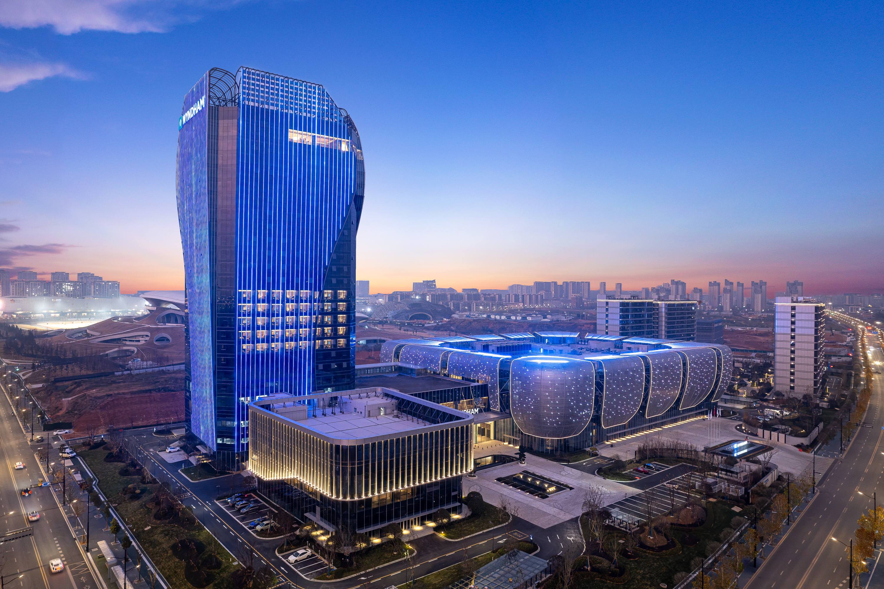 Exterior of Wyndham Quzhou Kecheng hotel in Quzhou, Other than US/Canada