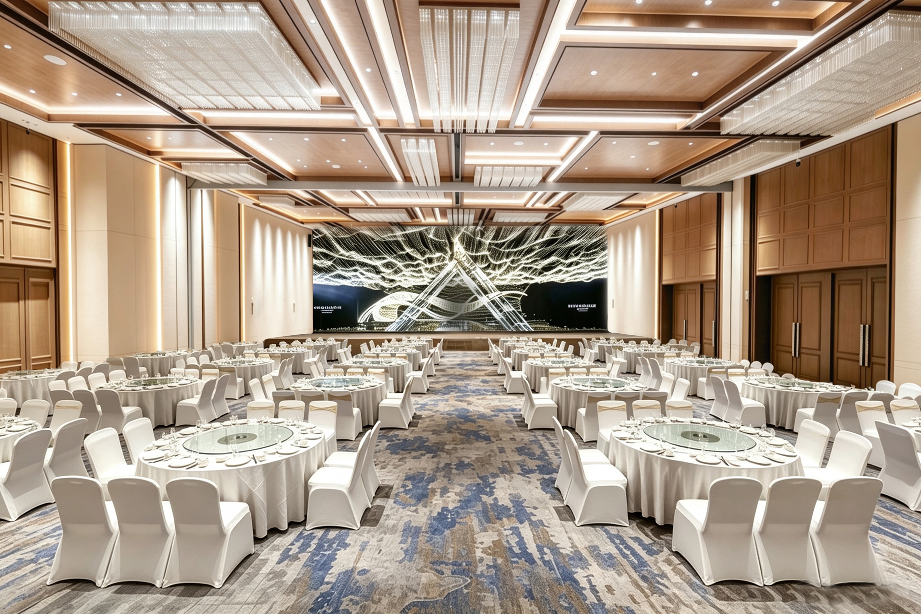 Wyndham Rizhao Downtown ballroom banquet rounds in Rizhao, Other than US/Canada