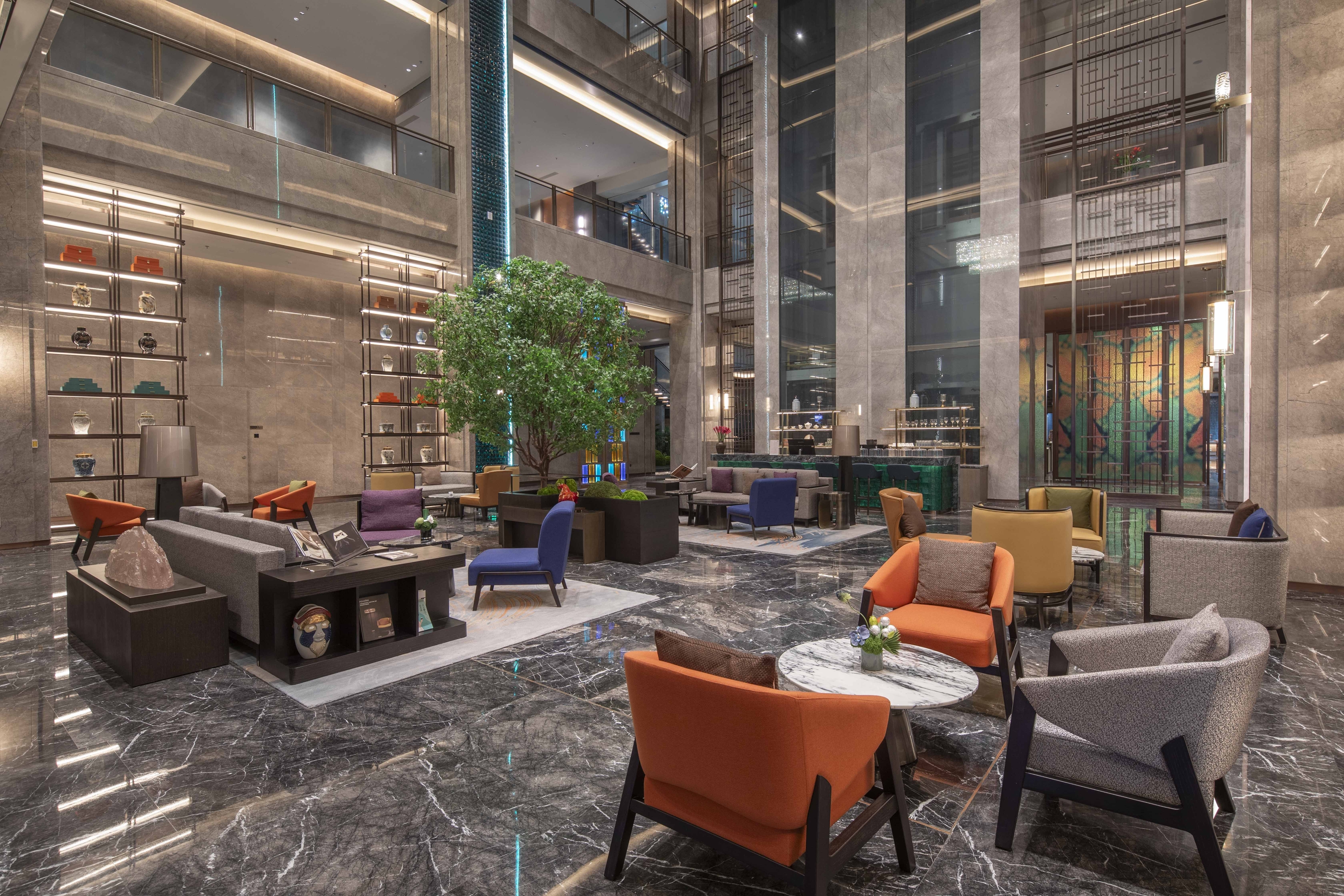 Lobby bar at Wyndham Rizhao Downtown in Rizhao, Other than US/Canada