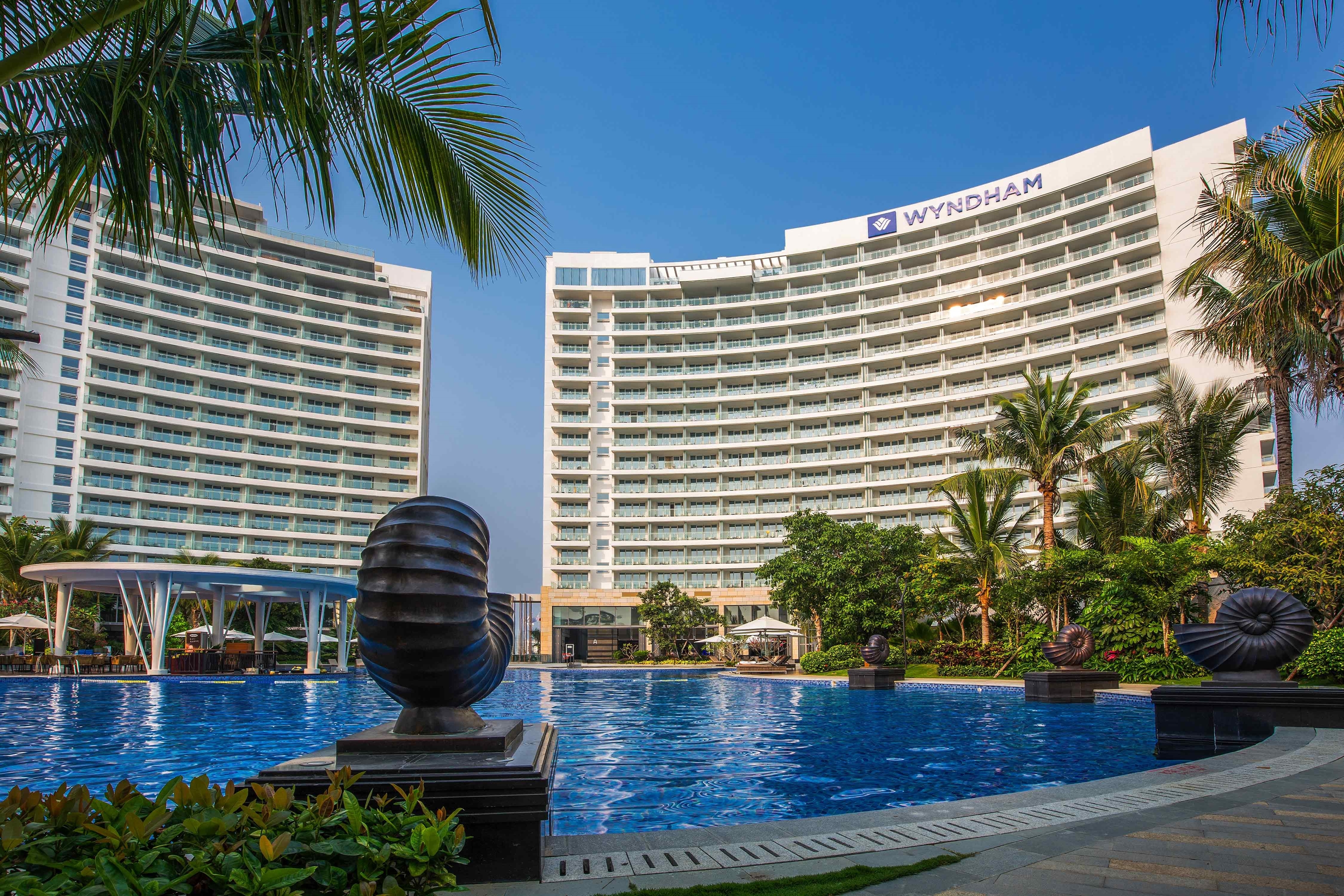 Exterior of Wyndham Sanya Bay hotel in Sanya, Other than US/Canada