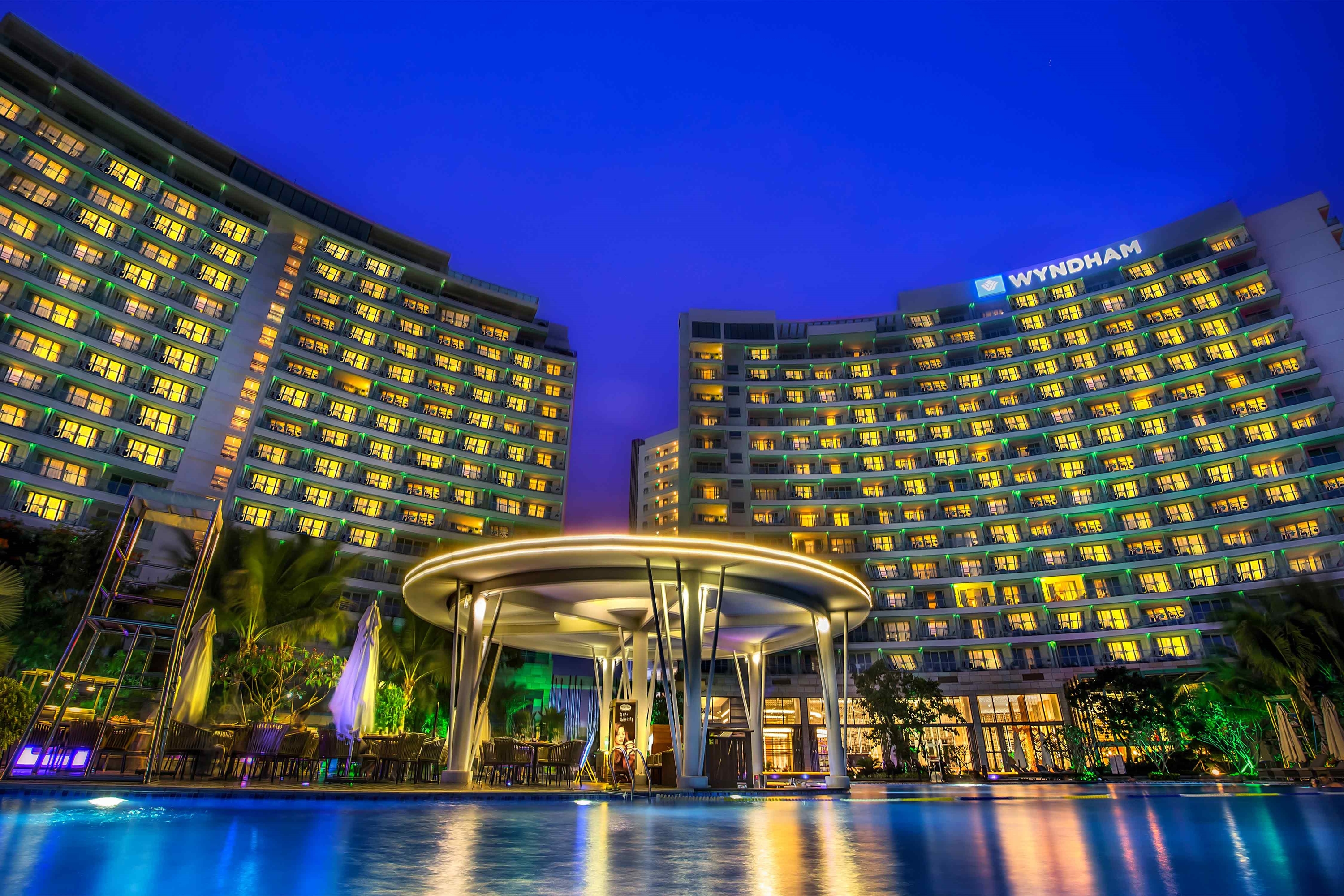 Exterior of Wyndham Sanya Bay hotel in Sanya, Other than US/Canada