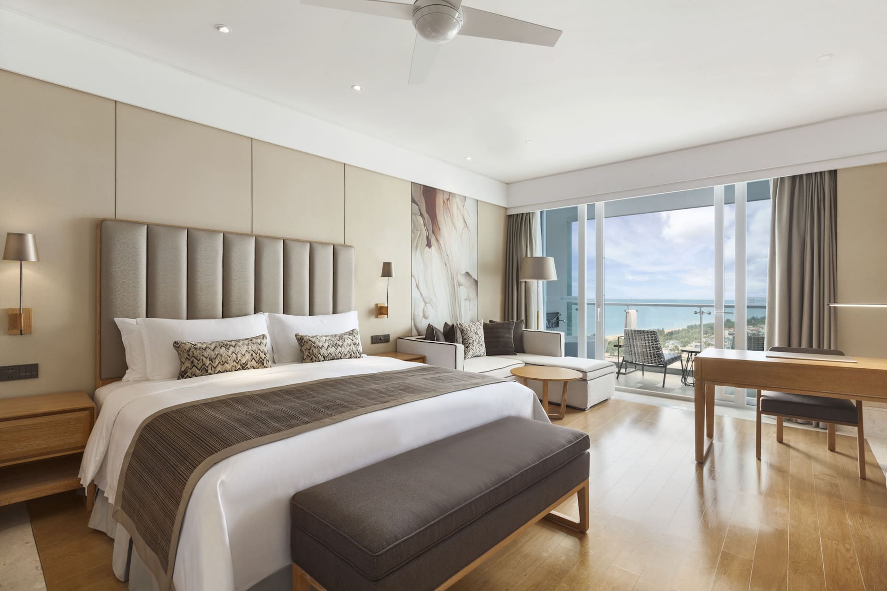 Guest room at the Wyndham Sanya Bay in Sanya, Other than US/Canada