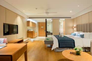 Guest room at the Wyndham Sanya Bay in Sanya, Other than US/Canada