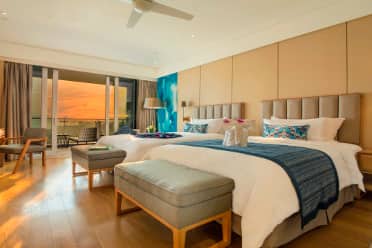 Guest room at the Wyndham Sanya Bay in Sanya, Other than US/Canada