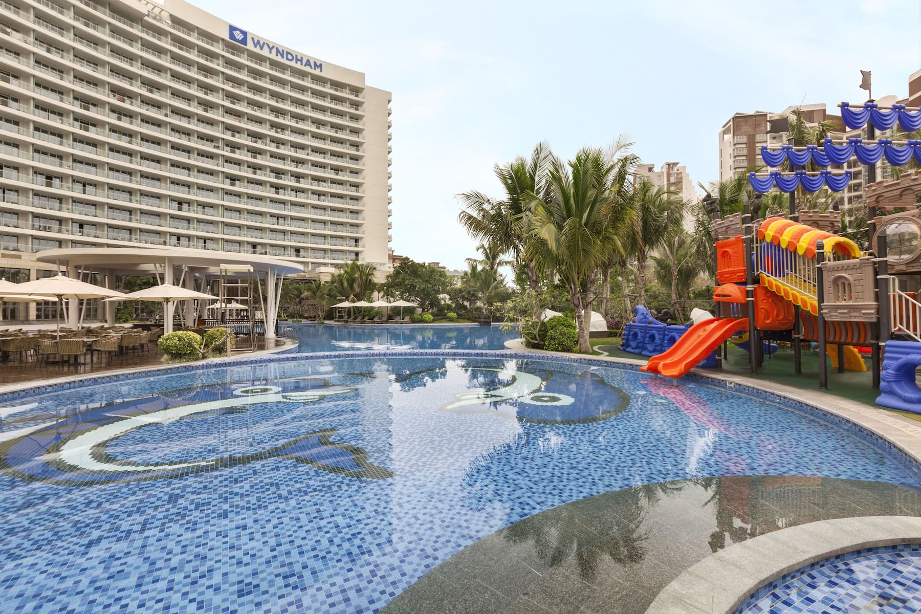 Pool at the Wyndham Sanya Bay in Sanya, Other than US/Canada