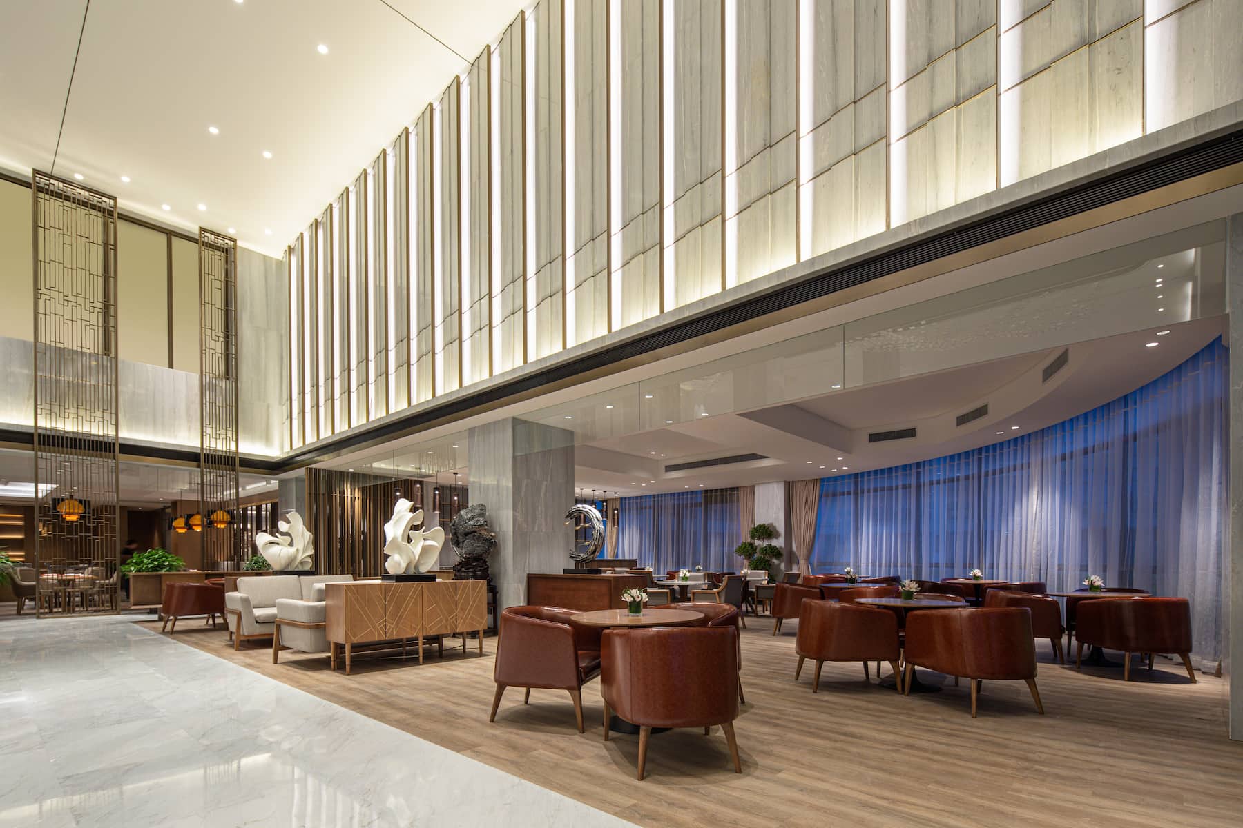 Wyndham Shanghai Pudong lobby bar in Shanghai, Other than US/Canada