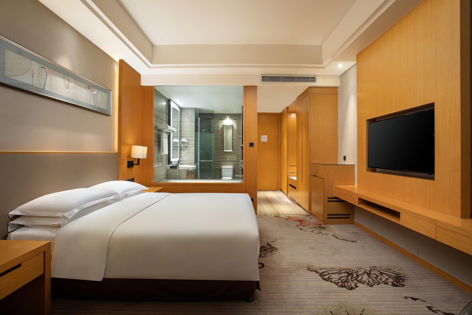 Guest room at the Wyndham Shanghai Nanxiang in Shanghai, Other than US/Canada