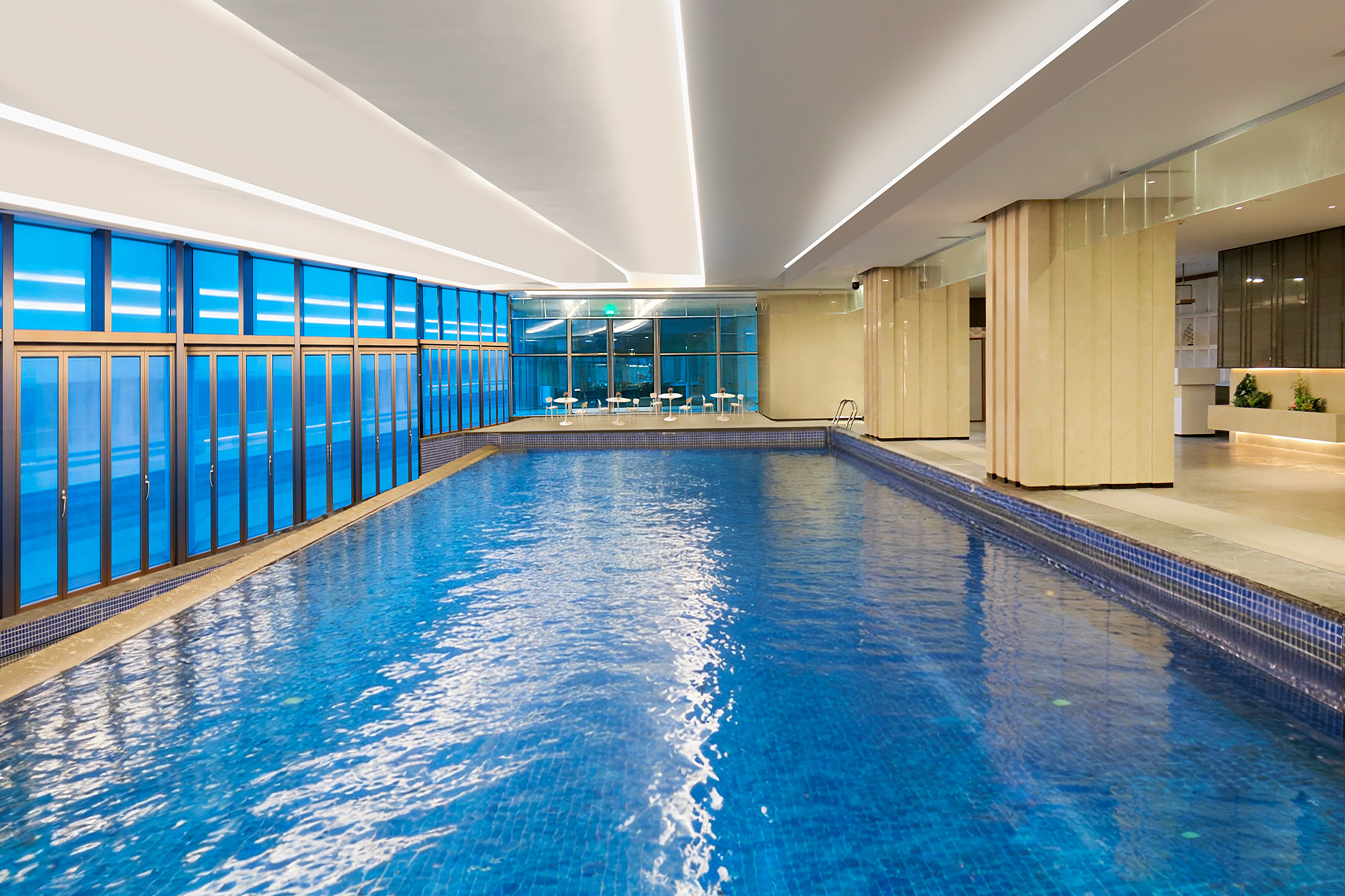 Indoor pool at the Wyndham Shanwei Haifeng in Shanwei, Other than US/Canada