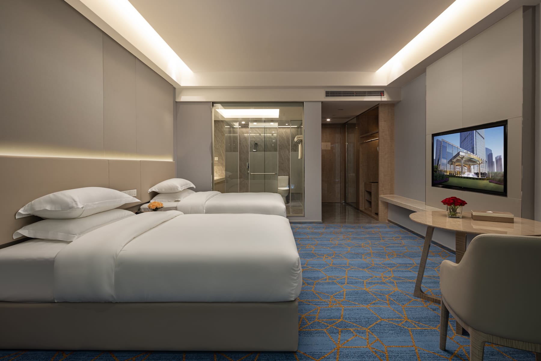Guest room at the Wyndham Shaoxing Keqiao in Shaoxing, Other than US/Canada