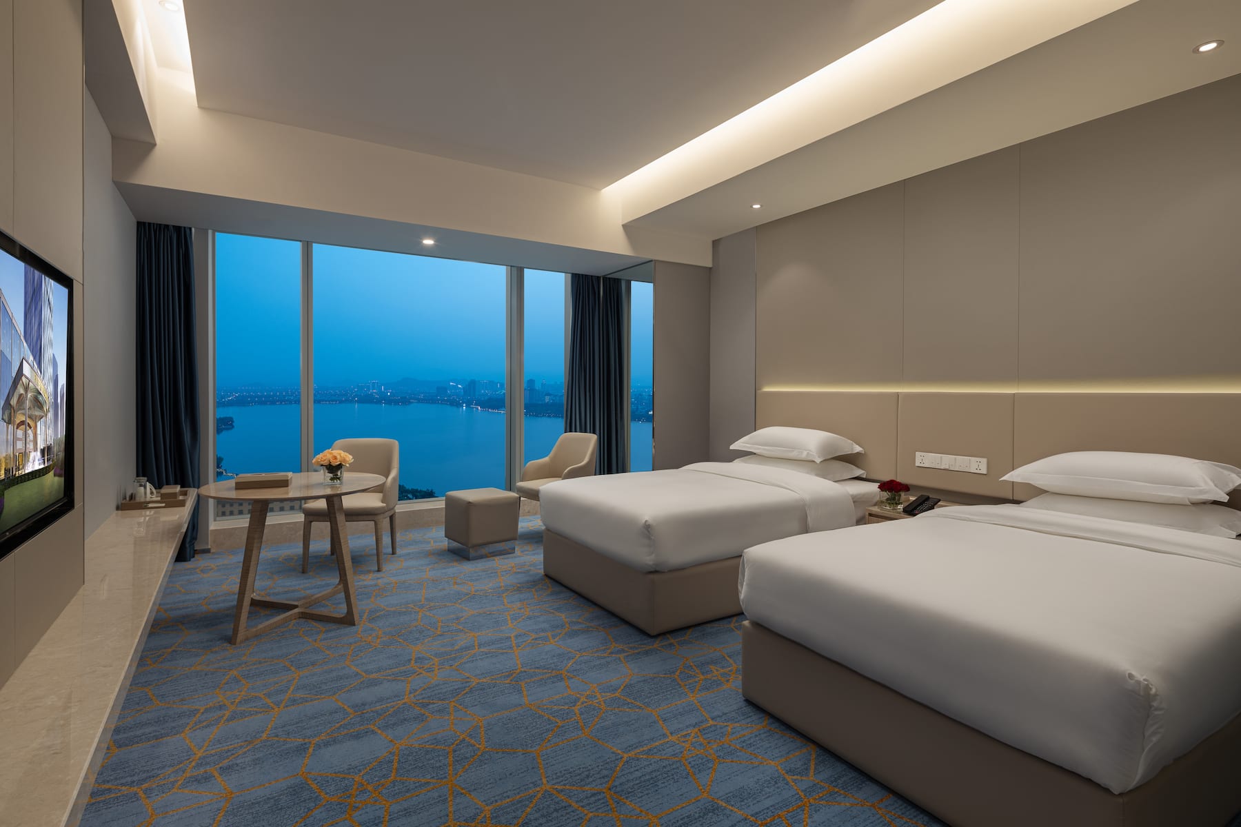 Guest room at the Wyndham Shaoxing Keqiao in Shaoxing, Other than US/Canada