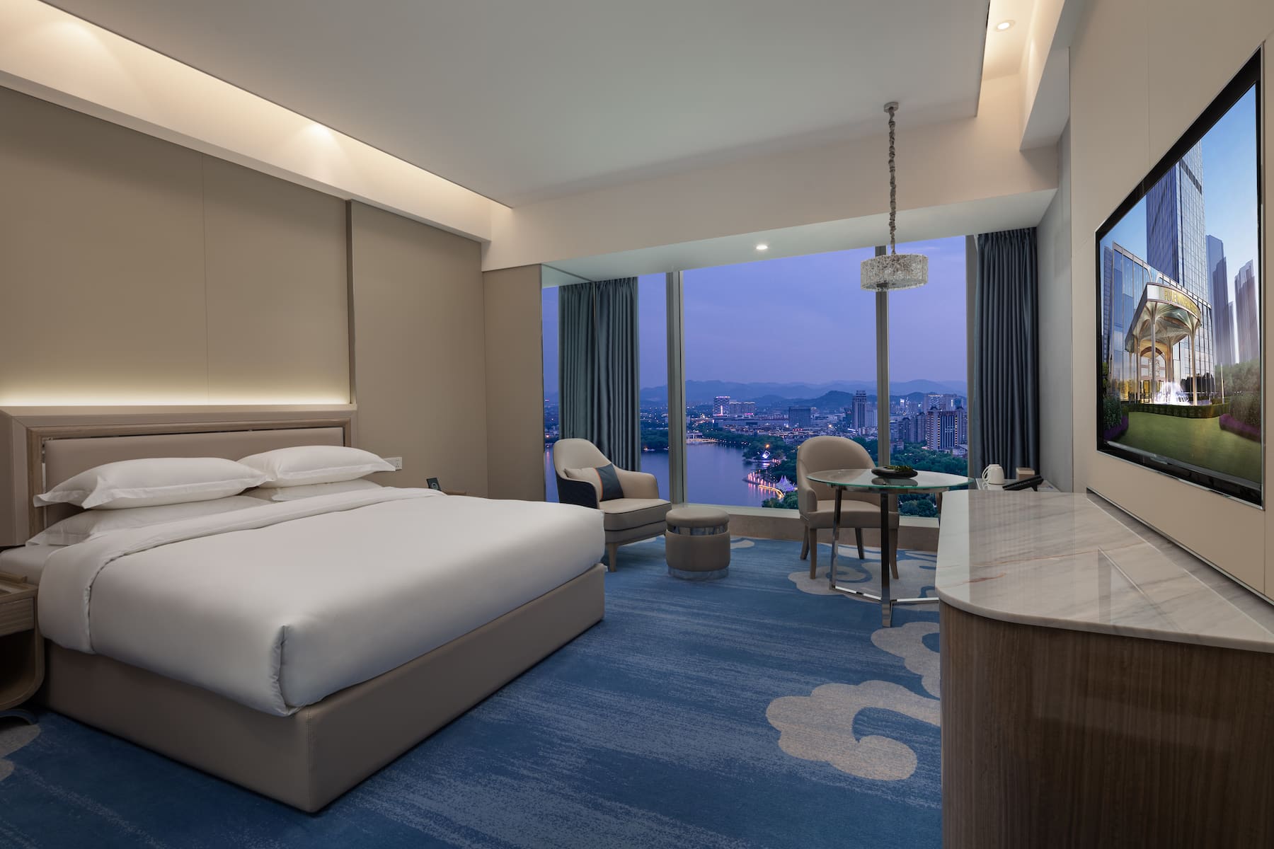 Guest room at the Wyndham Shaoxing Keqiao in Shaoxing, Other than US/Canada