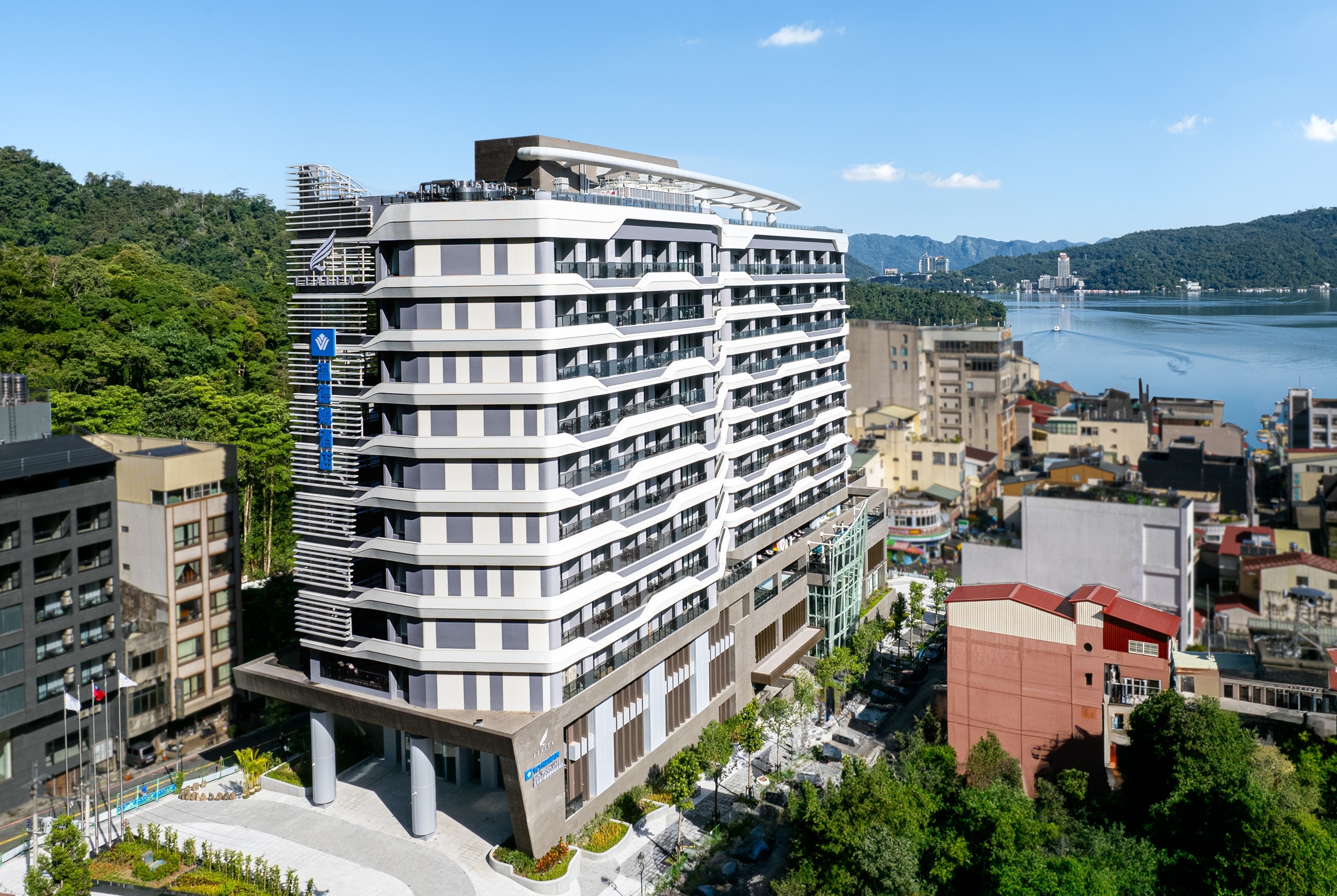 Exterior of Wyndham Sun Moon Lake hotel in Taiwan-Nantou, Other than US/Canada