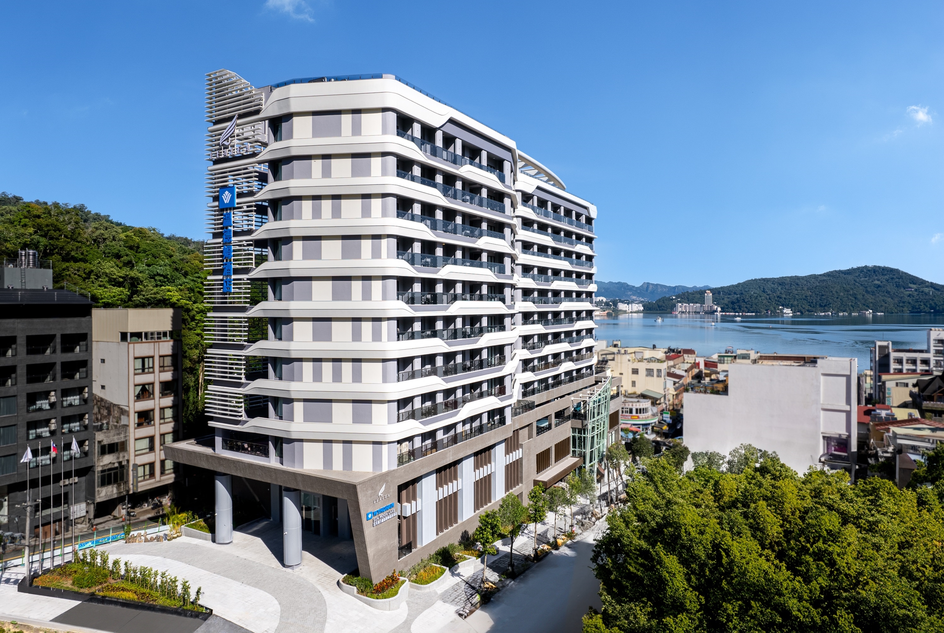 Exterior of Wyndham Sun Moon Lake hotel in Taiwan-Nantou, Other than US/Canada