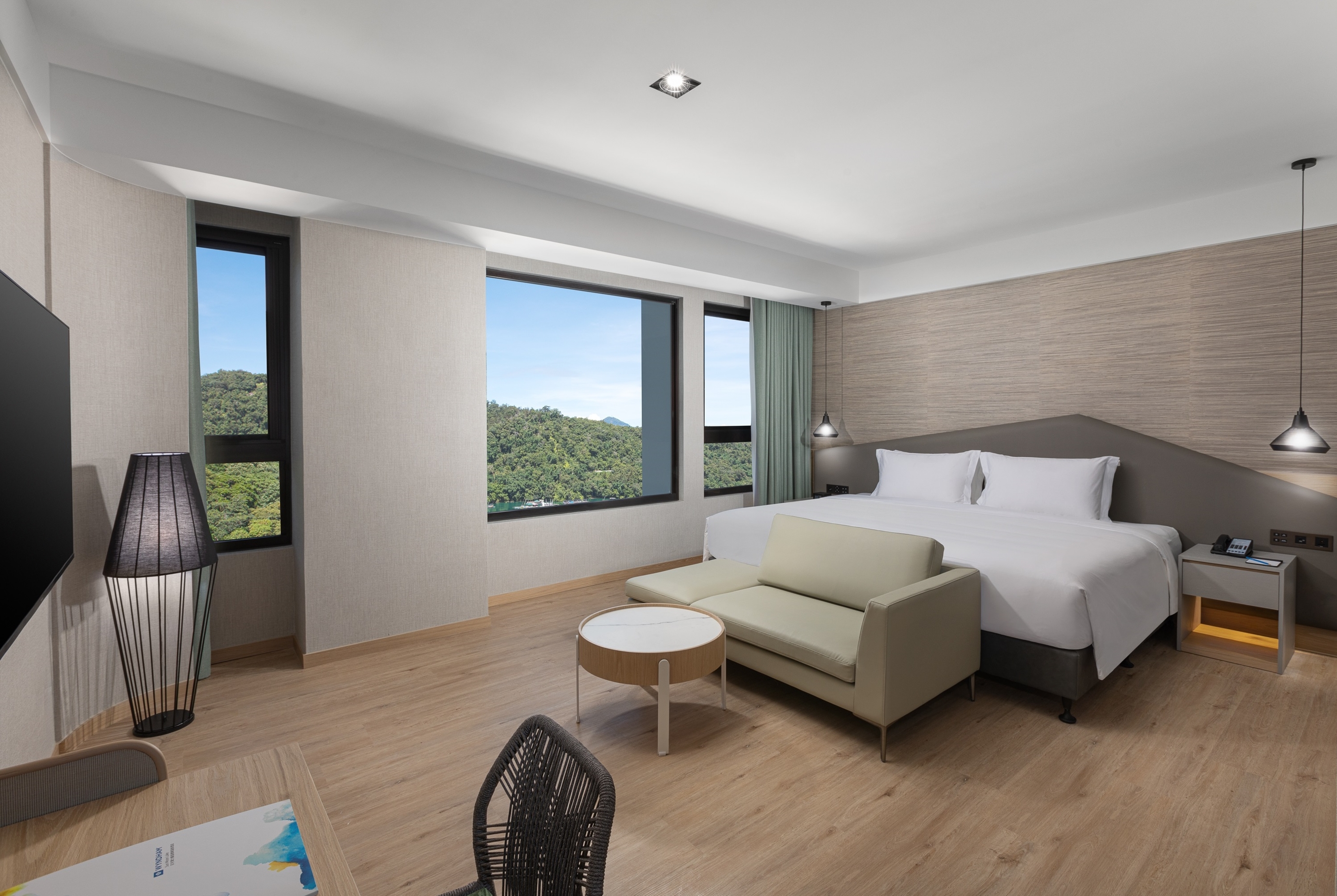 Guest room at the Wyndham Sun Moon Lake in Taiwan-Nantou, Other than US/Canada