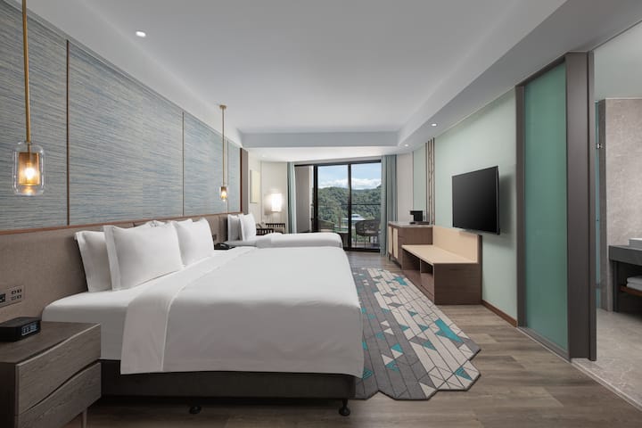 Guest room at the Wyndham Sun Moon Lake in Taiwan-Nantou, Other than US/Canada