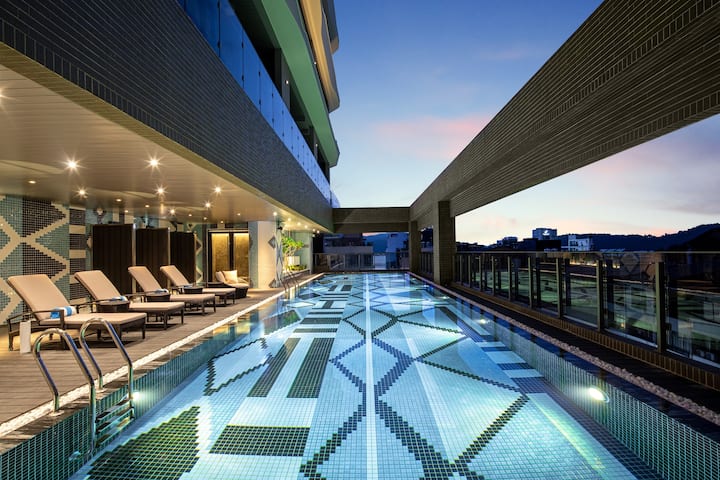 Pool at the Wyndham Sun Moon Lake in Taiwan-Nantou, Other than US/Canada