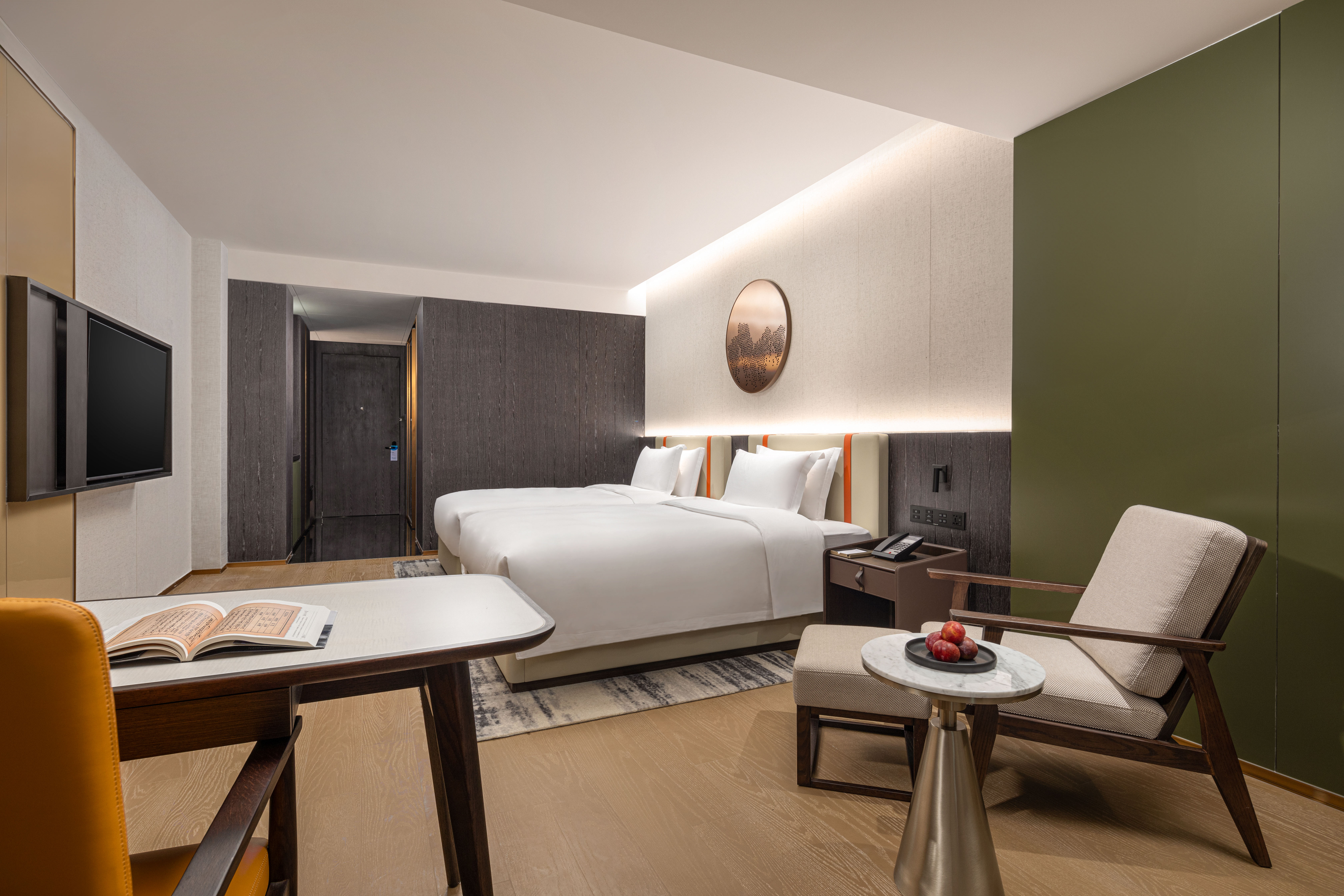 Guest room at the Wyndham Taizhou West in Taizhou, Other than US/Canada