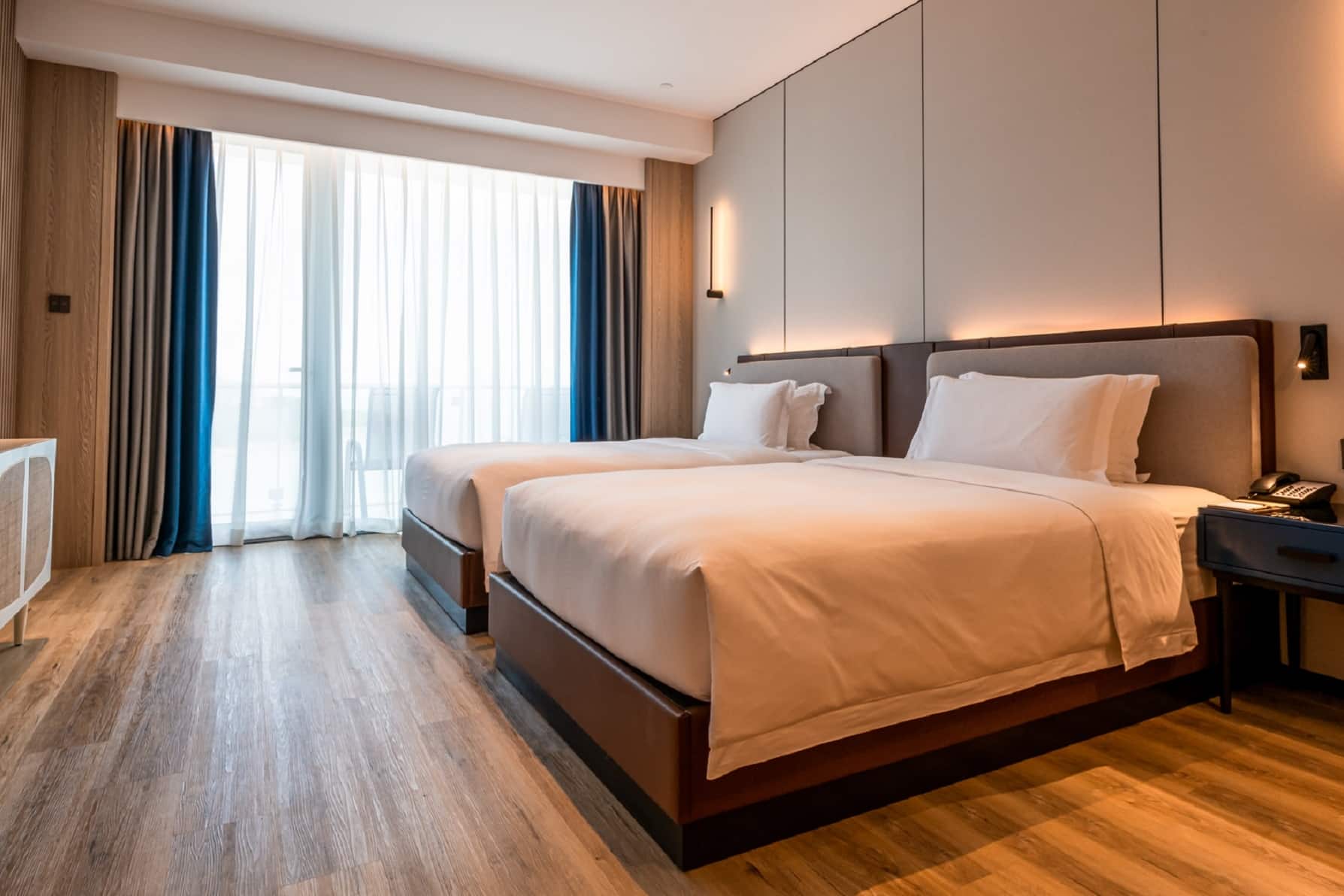 Guest room at the Wyndham Wenzhou Cangnan Resort in Wenzhou, Other than US/Canada