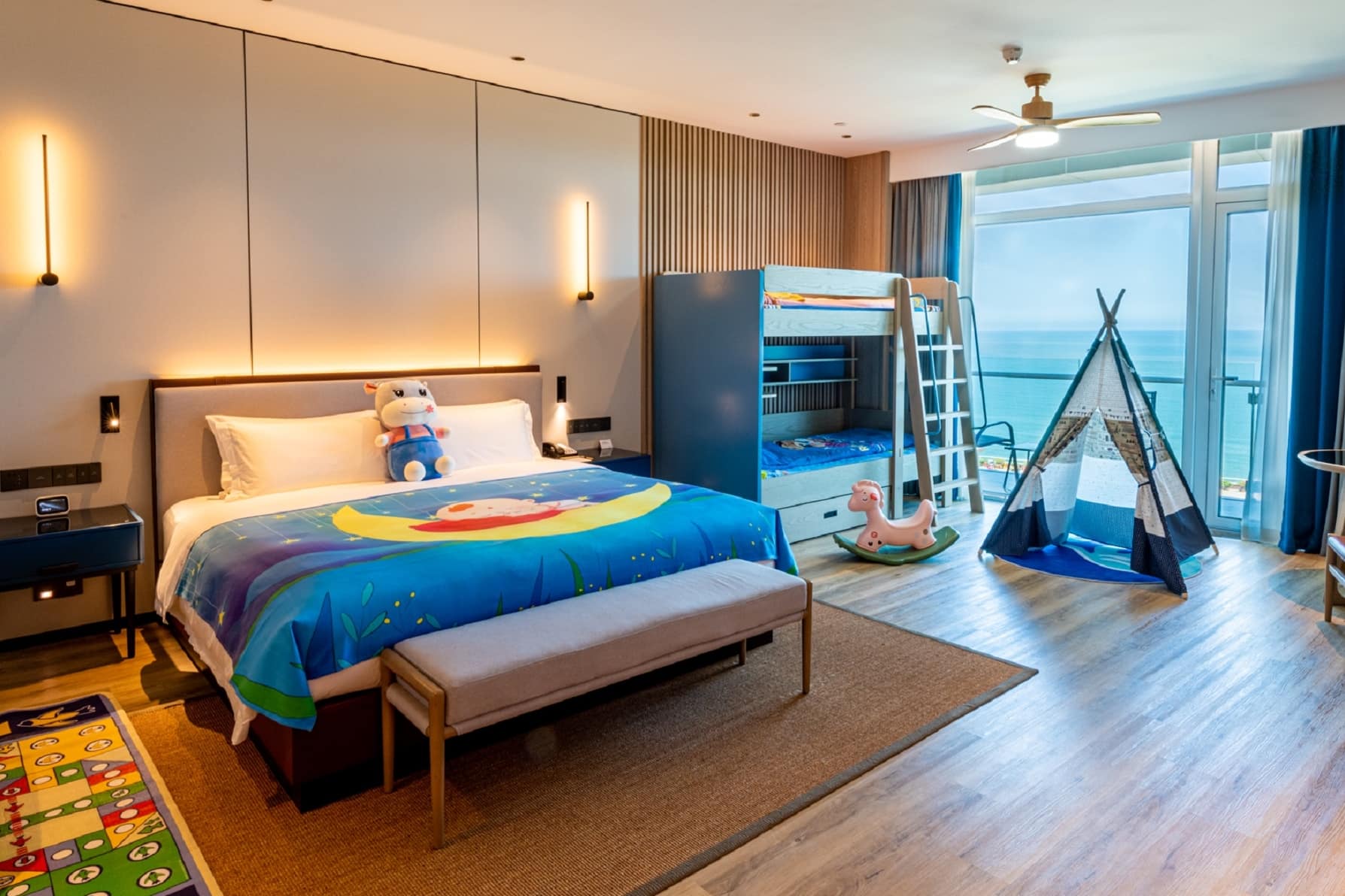Guest room at the Wyndham Wenzhou Cangnan Resort in Wenzhou, Other than US/Canada