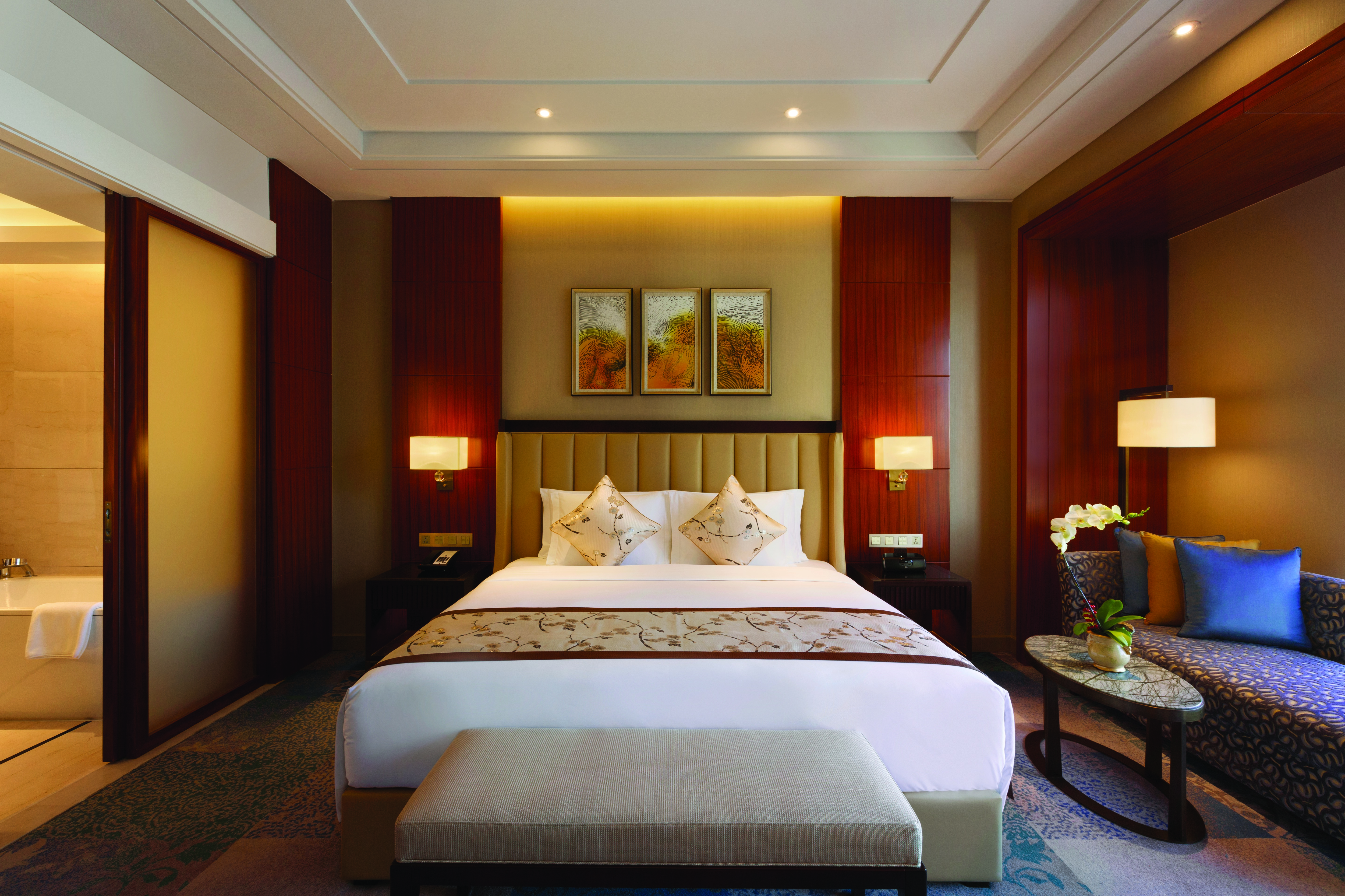 Guest room at the Wyndham Urumqi North in Wujiaqu, Other than US/Canada
