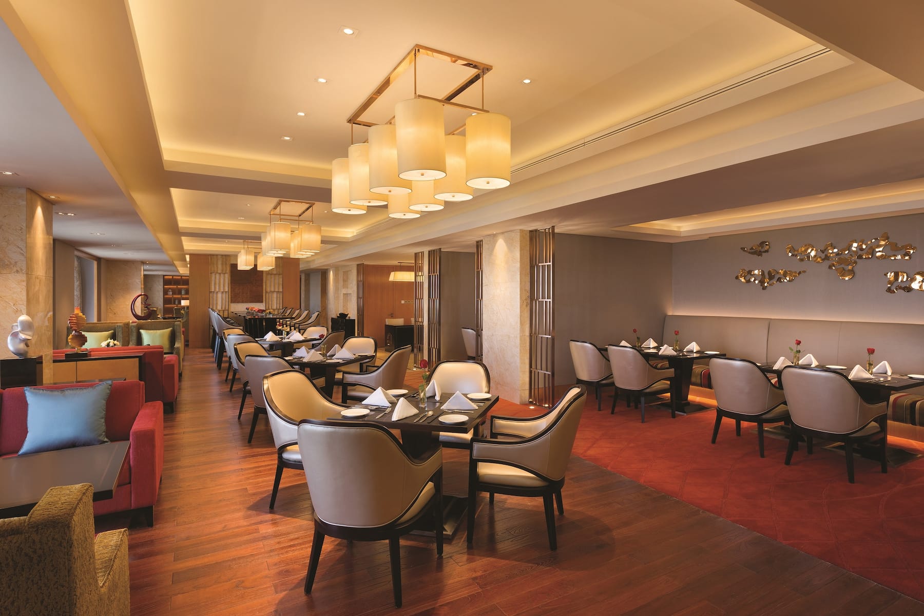 Wyndham Urumqi North restaurant breakfast area with seating in Wujiaqu, Other than US/Canada