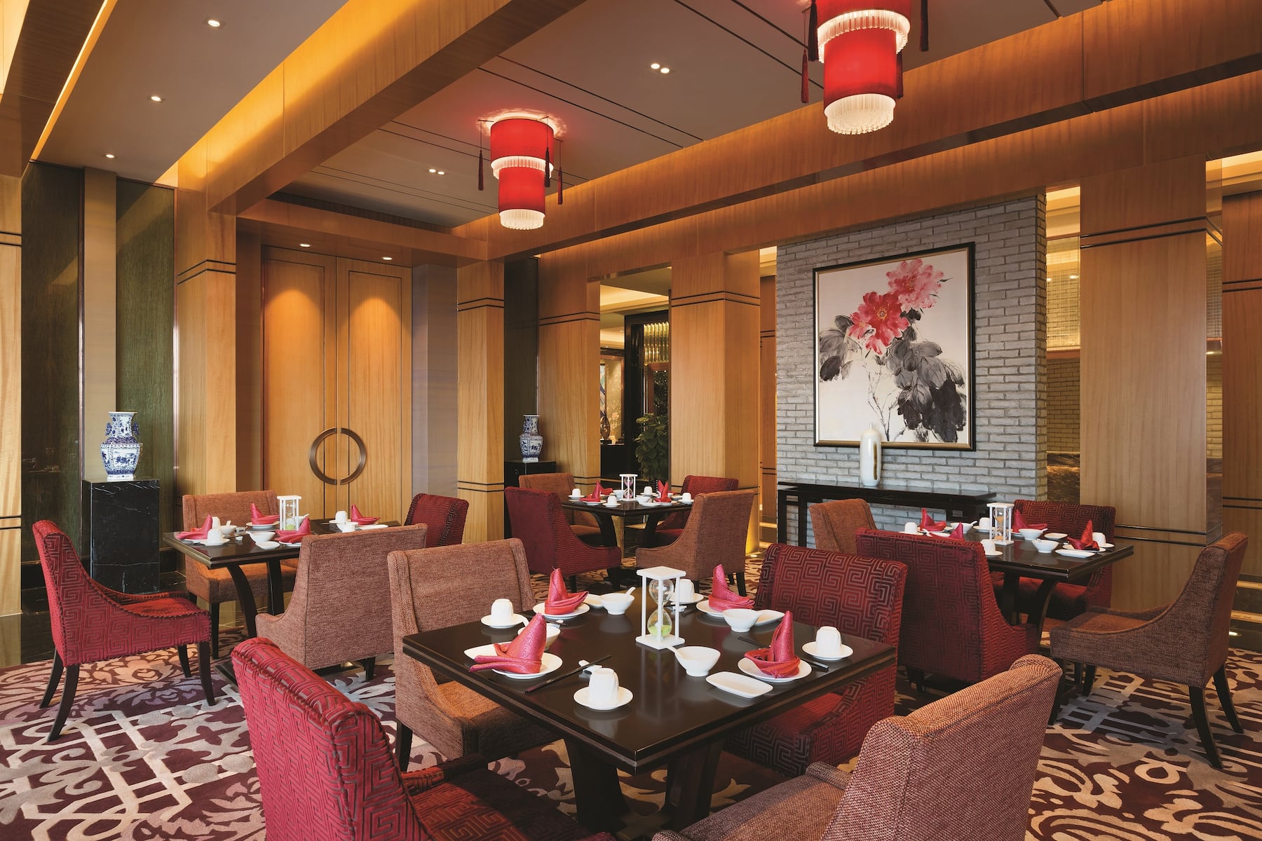 Wyndham Urumqi North restaurant private dining area in Wujiaqu, Other than US/Canada