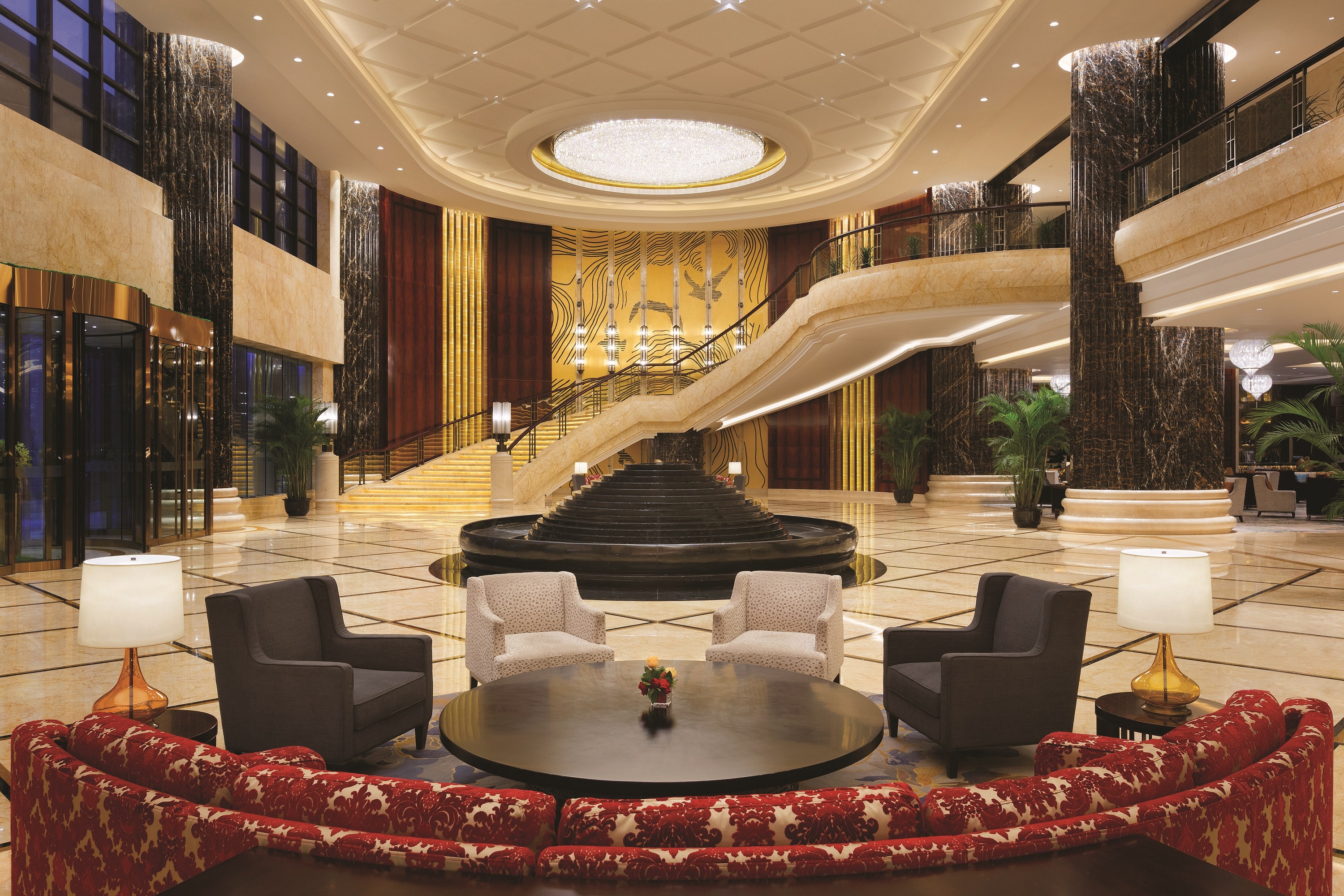 Wyndham Urumqi North lobby atrium in Wujiaqu, Other than US/Canada