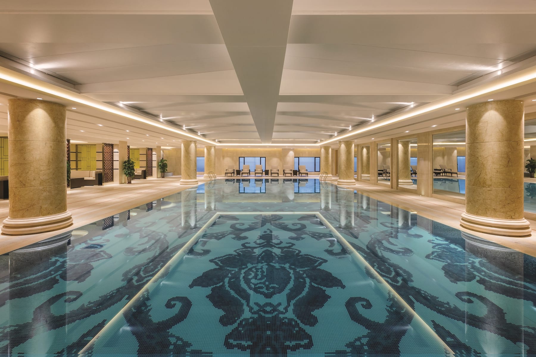 Indoor pool at the Wyndham Urumqi North in Wujiaqu, Other than US/Canada