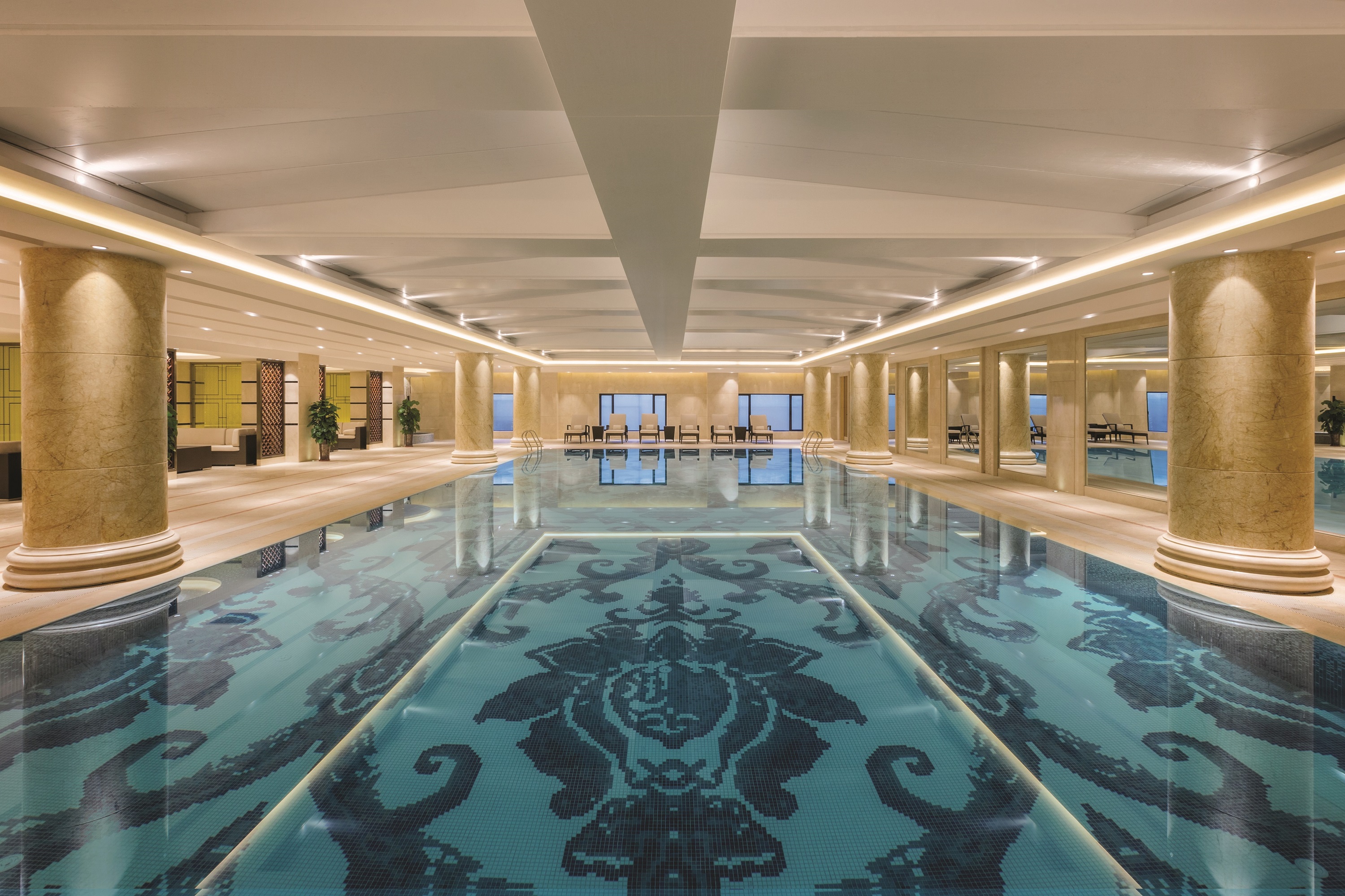 Indoor pool at the Wyndham Urumqi North in Wujiaqu, Other than US/Canada