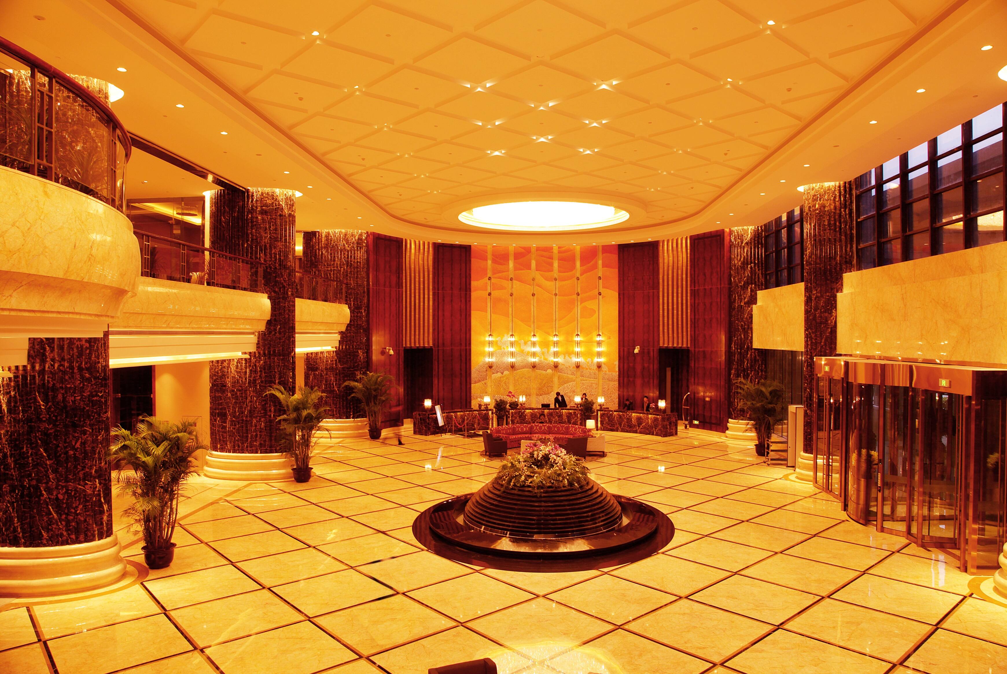 Wyndham Urumqi North hotel lobby in Wujiaqu, Other than US/Canada
