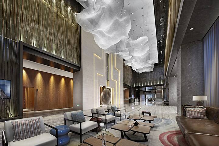 Wyndham Jinjiang lobby atrium in Xishuangbanna Dai Autonomous P, Other than US/Canada