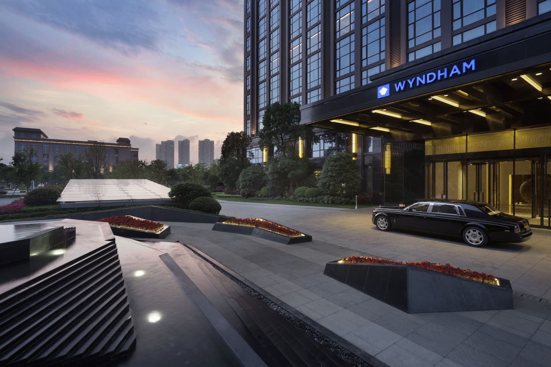Exterior of Wyndham Jinjiang hotel in Xishuangbanna Dai Autonomous P, Other than US/Canada