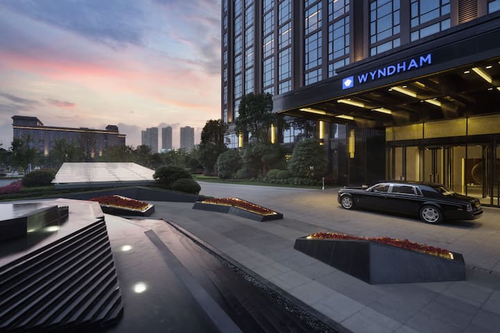 Exterior of Wyndham Jinjiang hotel in Xishuangbanna Dai Autonomous P, Other than US/Canada