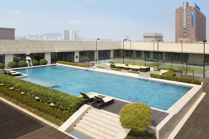Pool at the Wyndham Jinjiang in Xishuangbanna Dai Autonomous P, Other than US/Canada