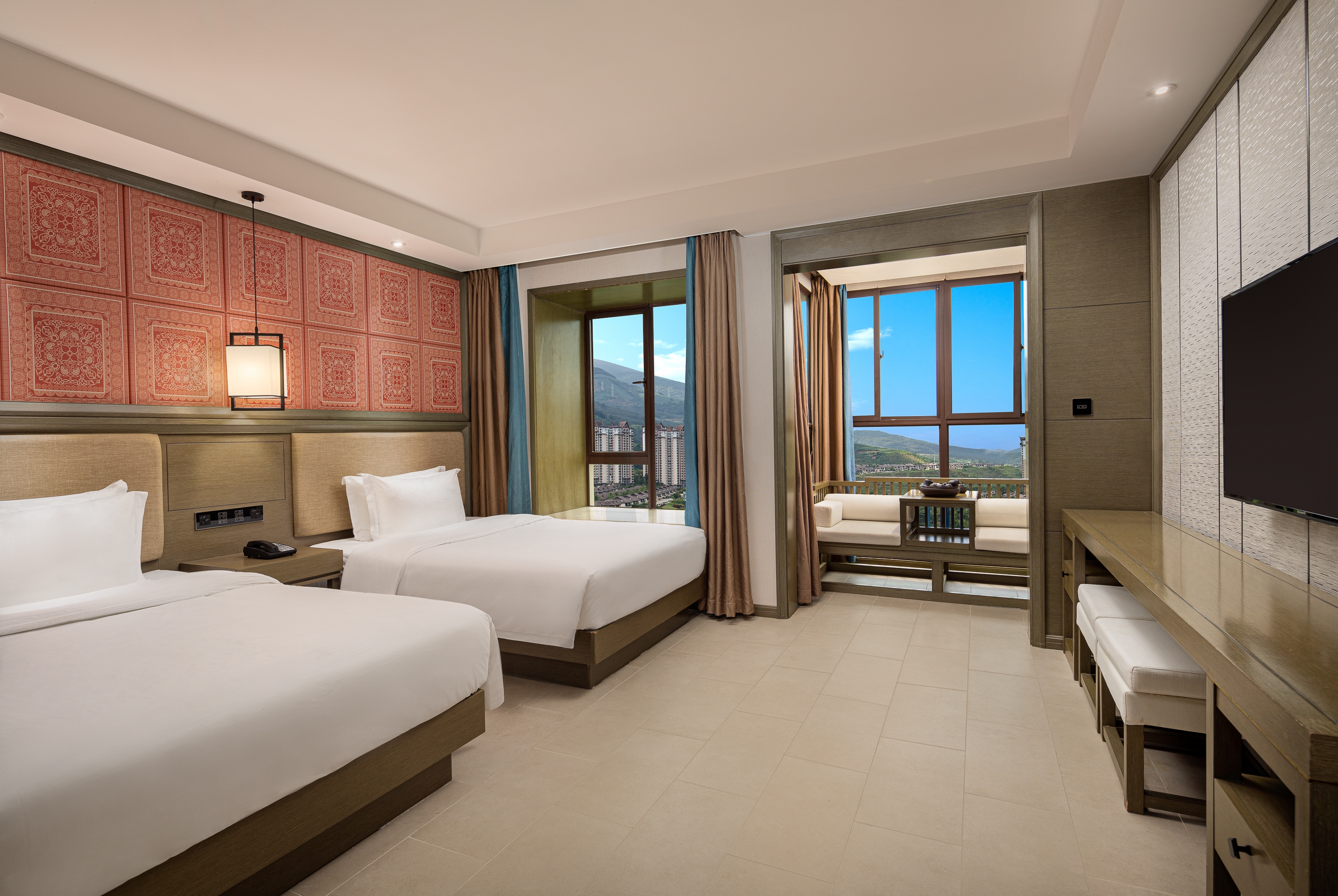 Guest room at the Wyndham Xishuangbanna South Resort in Xishuangbanna Dai Autonomous P, Other than US/Canada