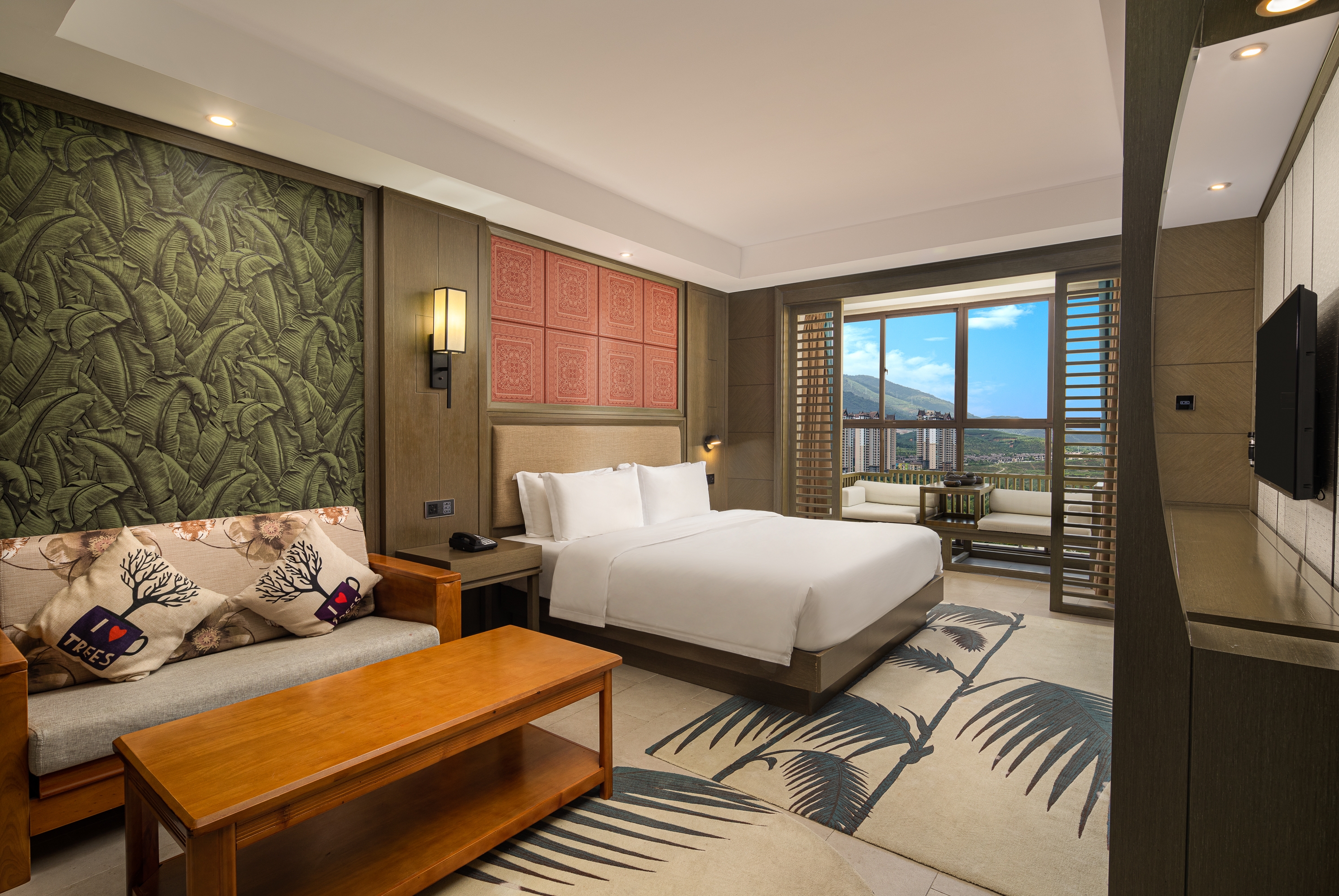 Guest room at the Wyndham Xishuangbanna South Resort in Xishuangbanna Dai Autonomous P, Other than US/Canada