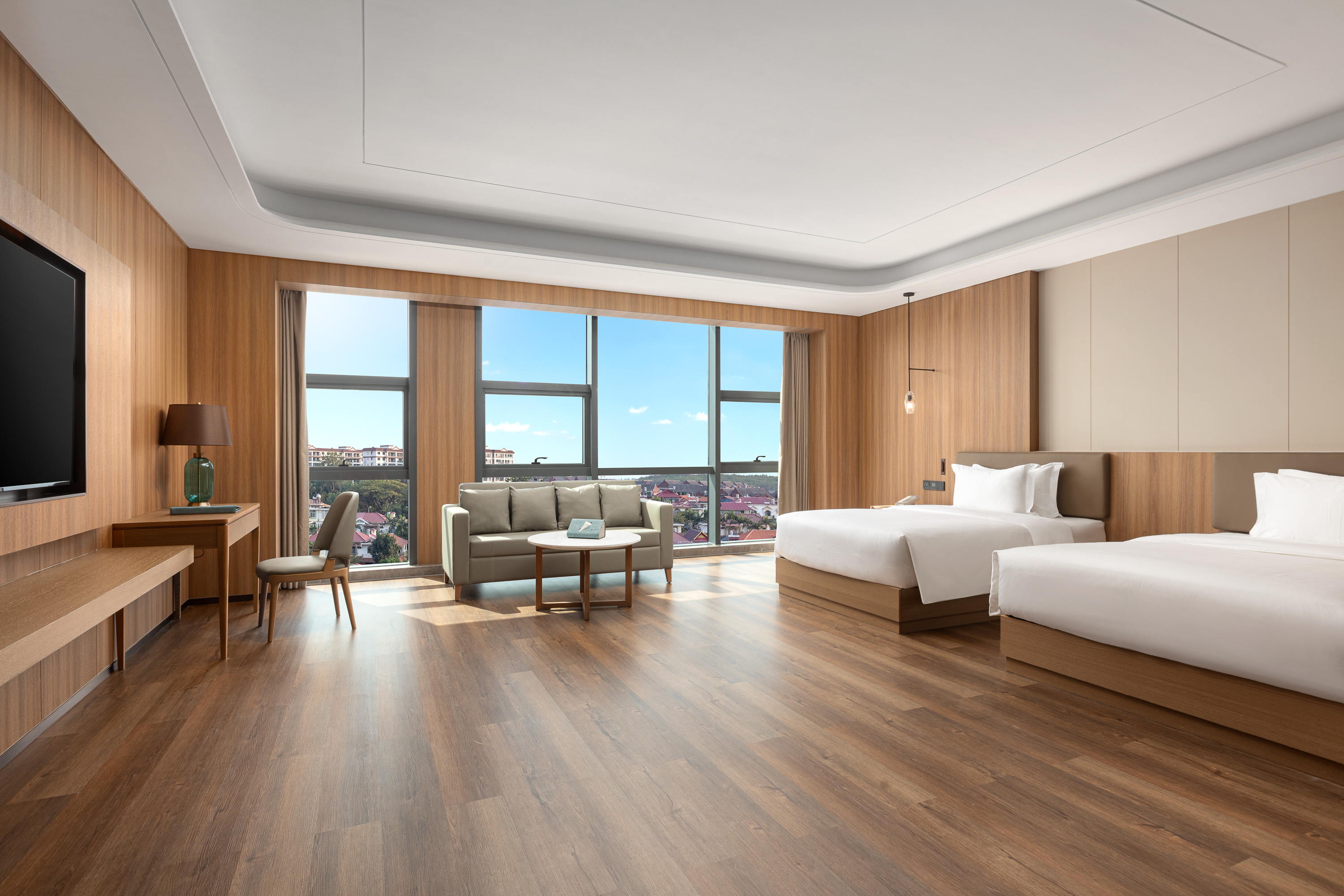 Guest room at the Wyndham Xishuangbanna Qingquan in Xishuangbanna Dai Autonomous P, Other than US/Canada