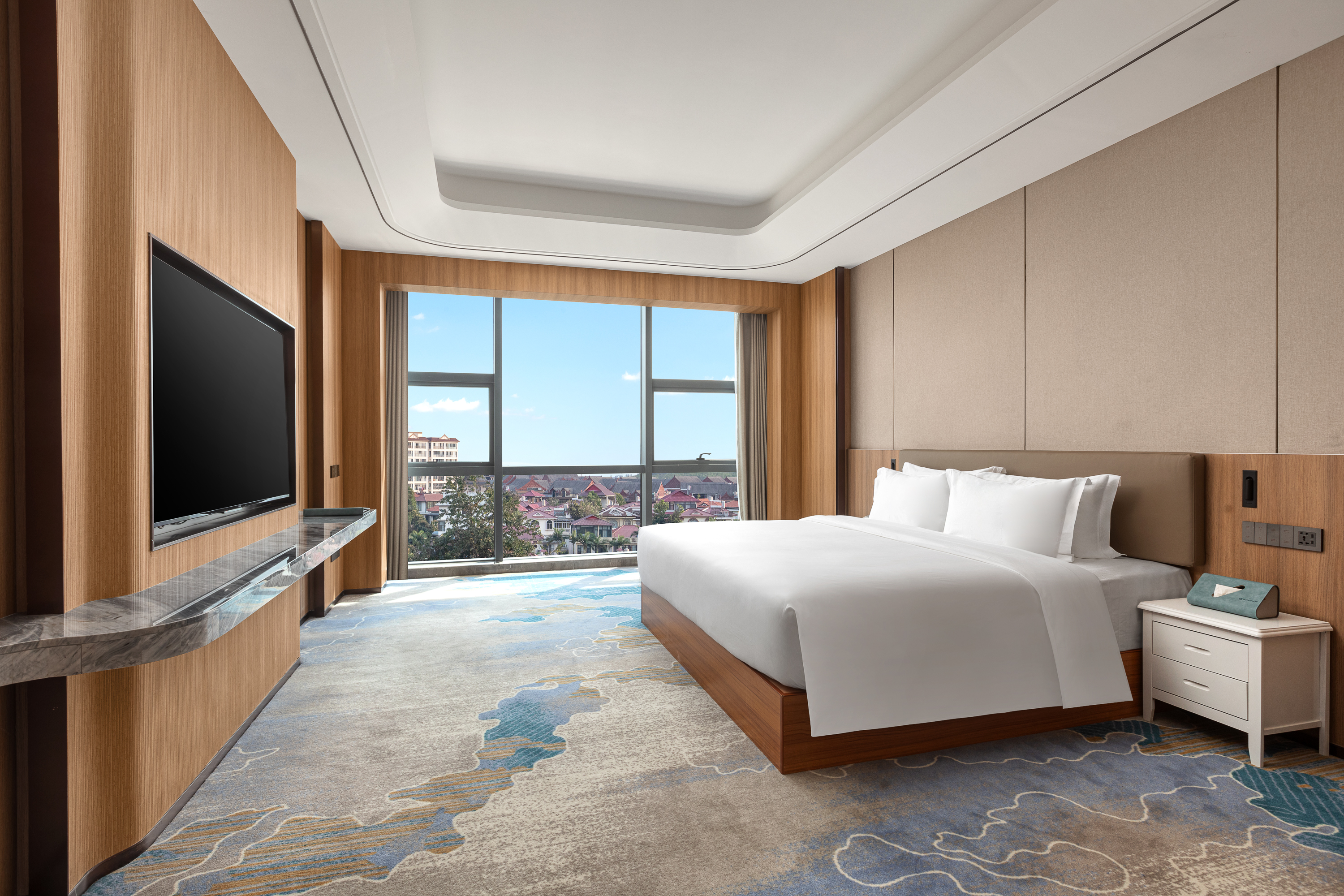 Guest room at the Wyndham Xishuangbanna Qingquan in Xishuangbanna Dai Autonomous P, Other than US/Canada