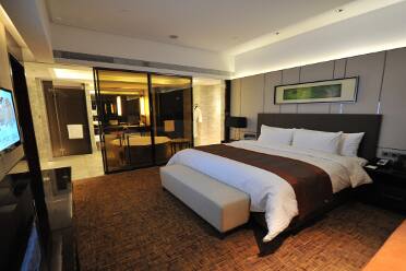 Guest room at the Wyndham Xuzhou East in Xuzhou, Other than US/Canada