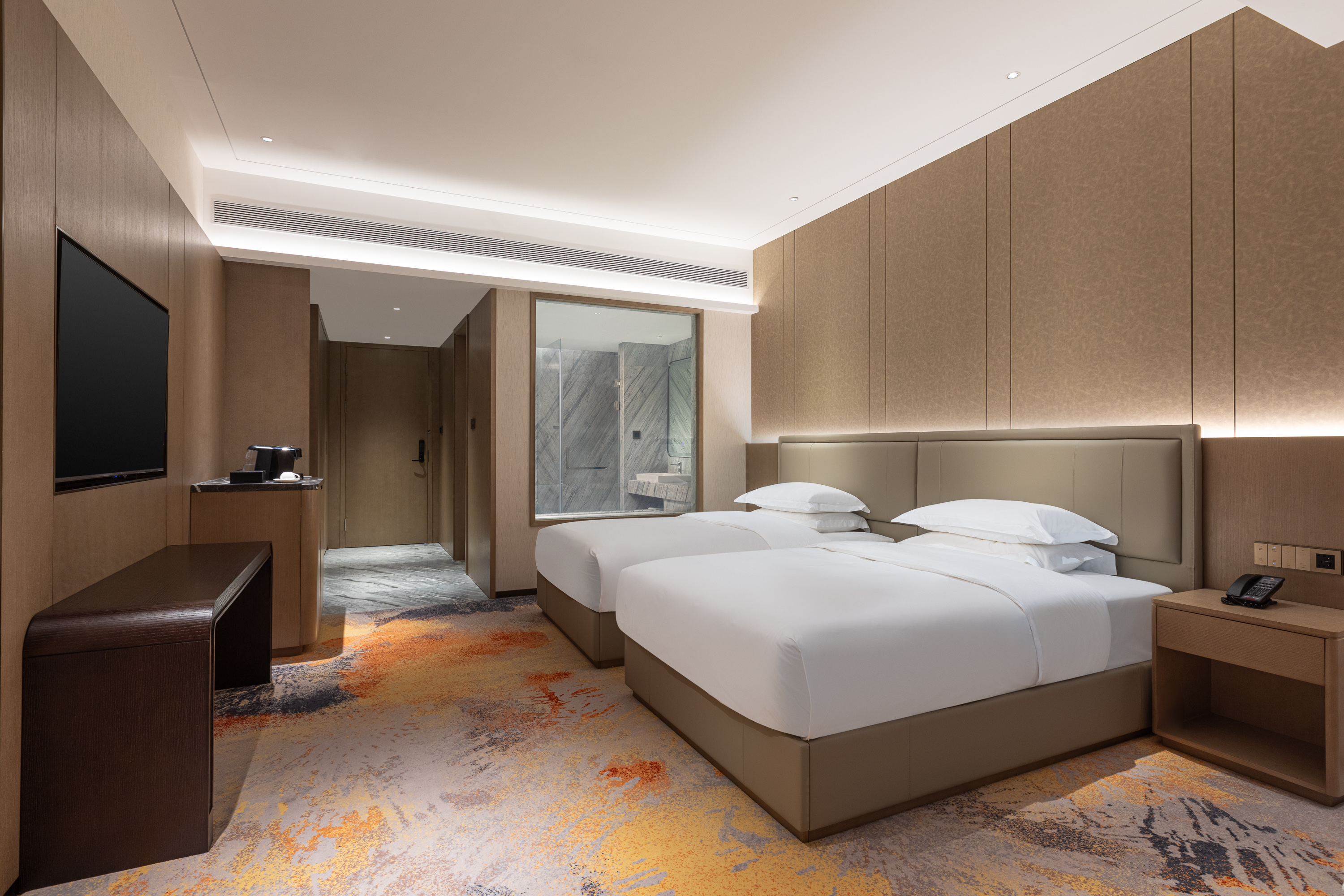 Guest room at the Wyndham Zhangjiajie Wulingyuan in Zhangjiaje, Other than US/Canada