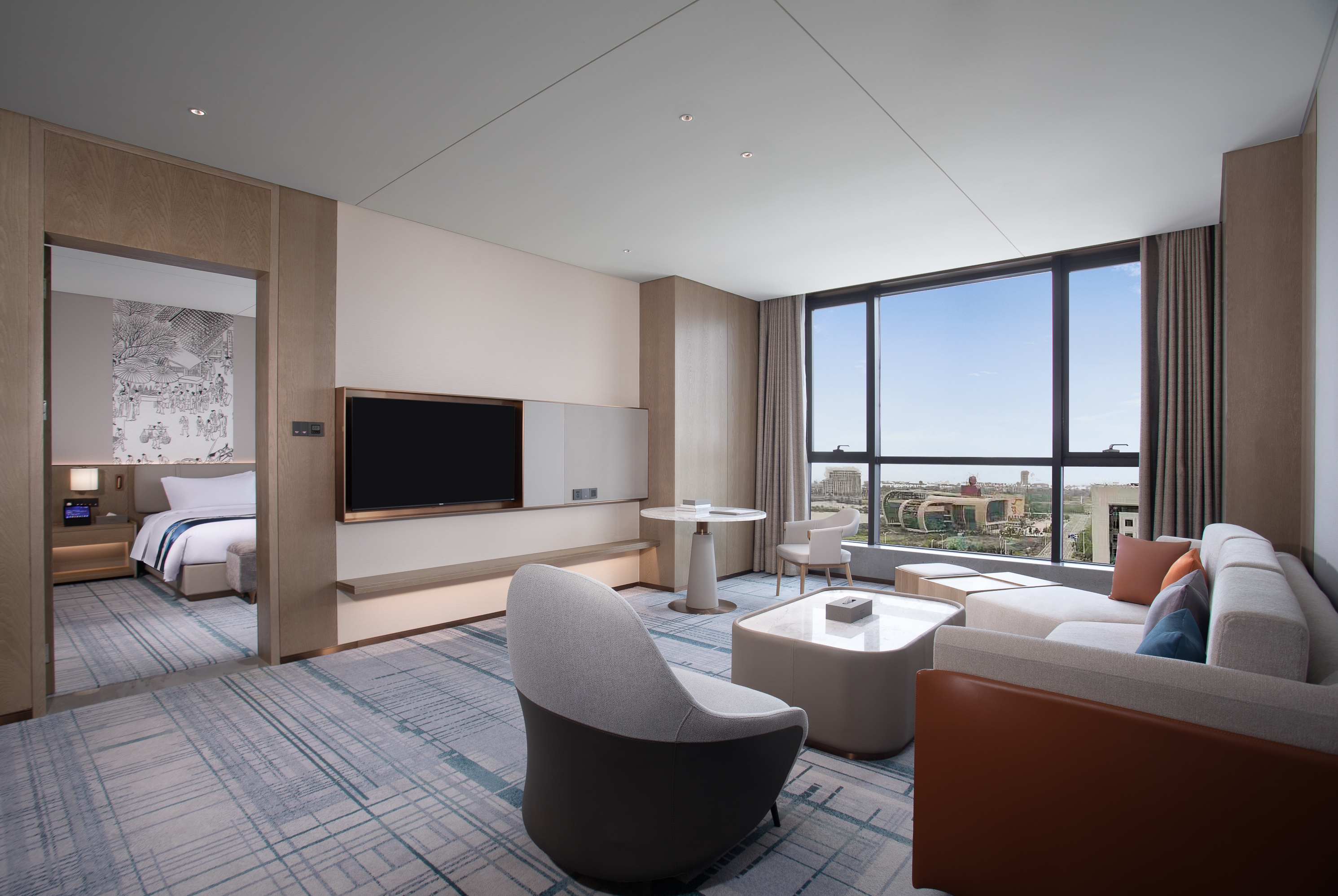 Guest room at the Wyndham Zhangshu in zhangshu, Other than US/Canada