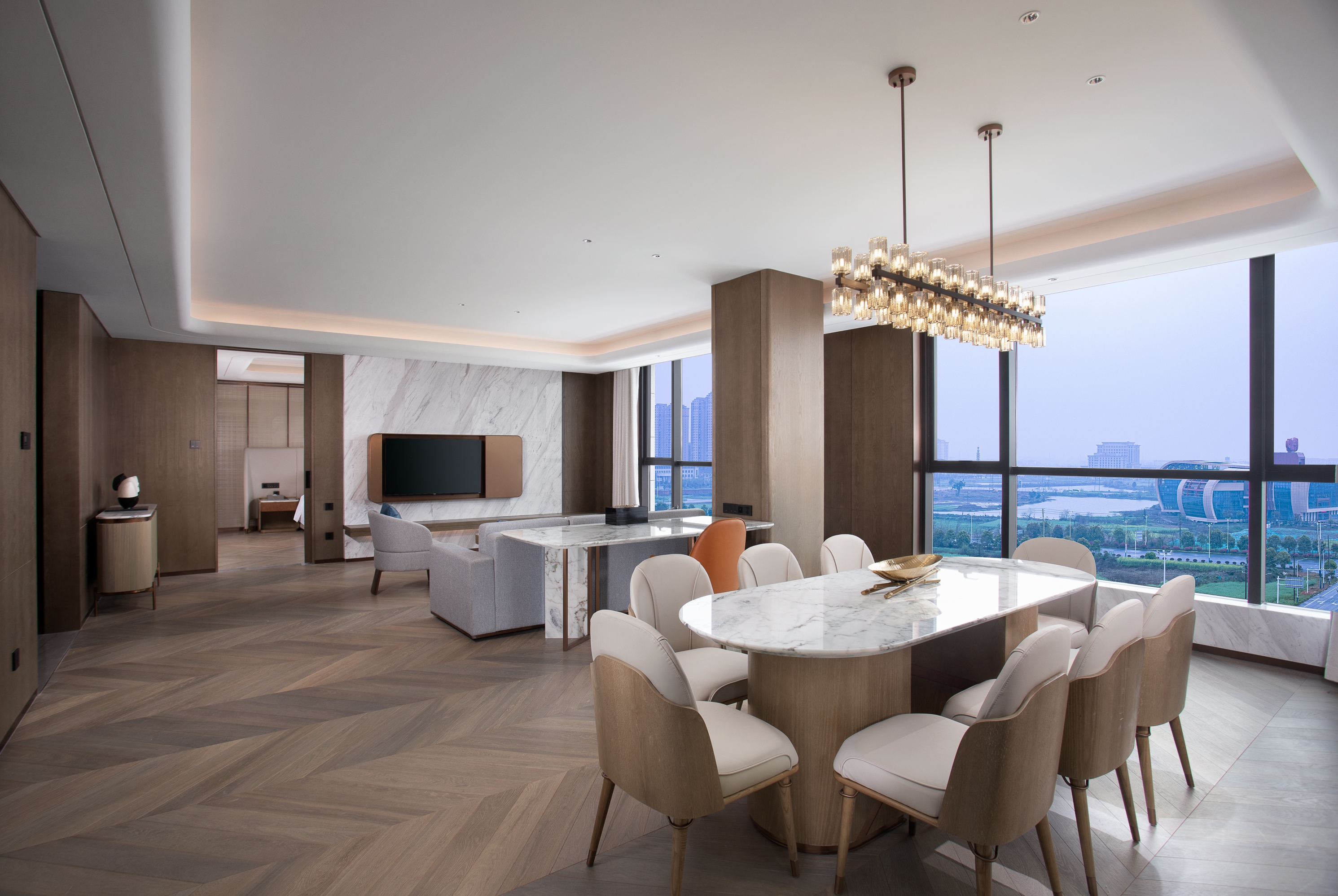 Guest room at the Wyndham Zhangshu in zhangshu, Other than US/Canada