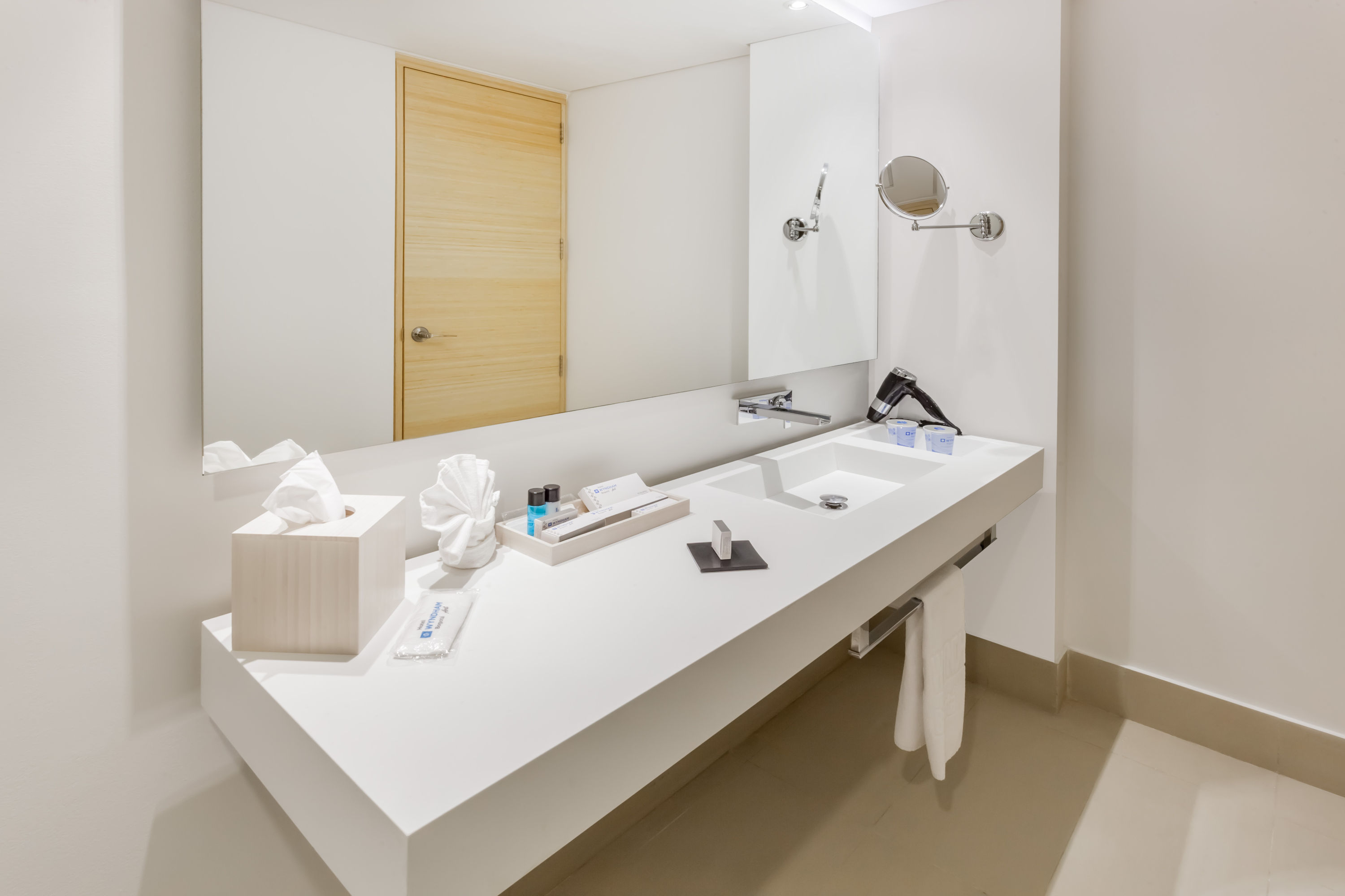 Guest room bath at the Wyndham Bogota in Bogota, Other than US/Canada