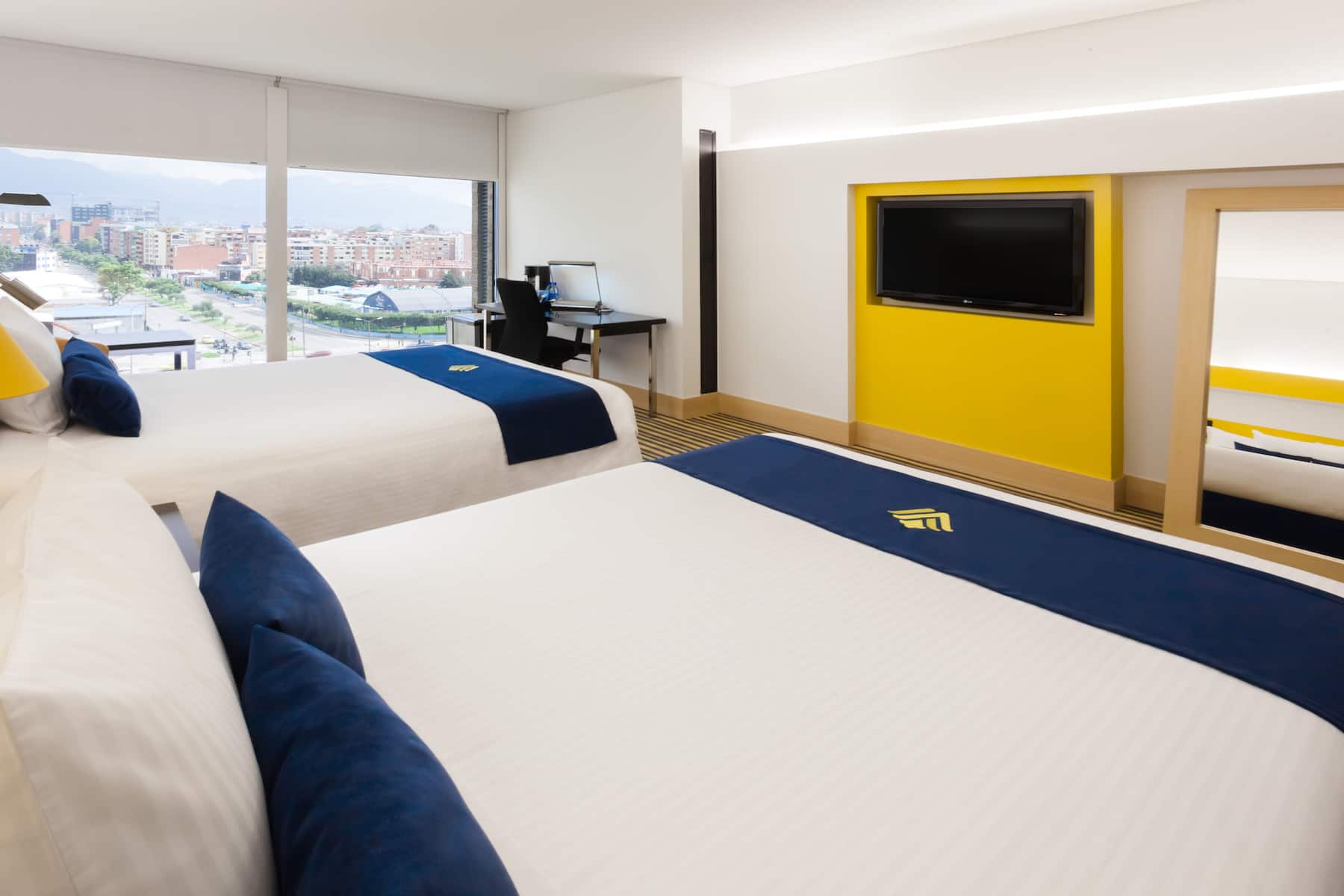 Guest room at the Wyndham Bogota in Bogota, Other than US/Canada